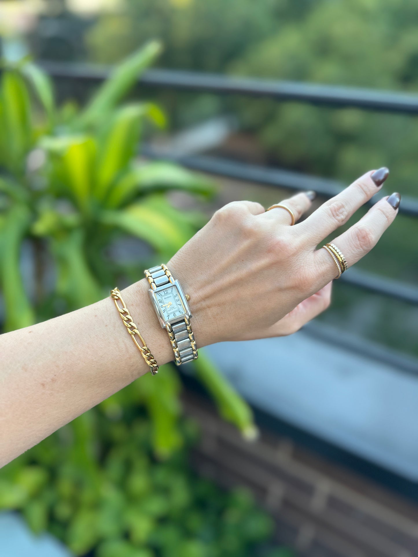 Vintage Armitron mixed metal watch