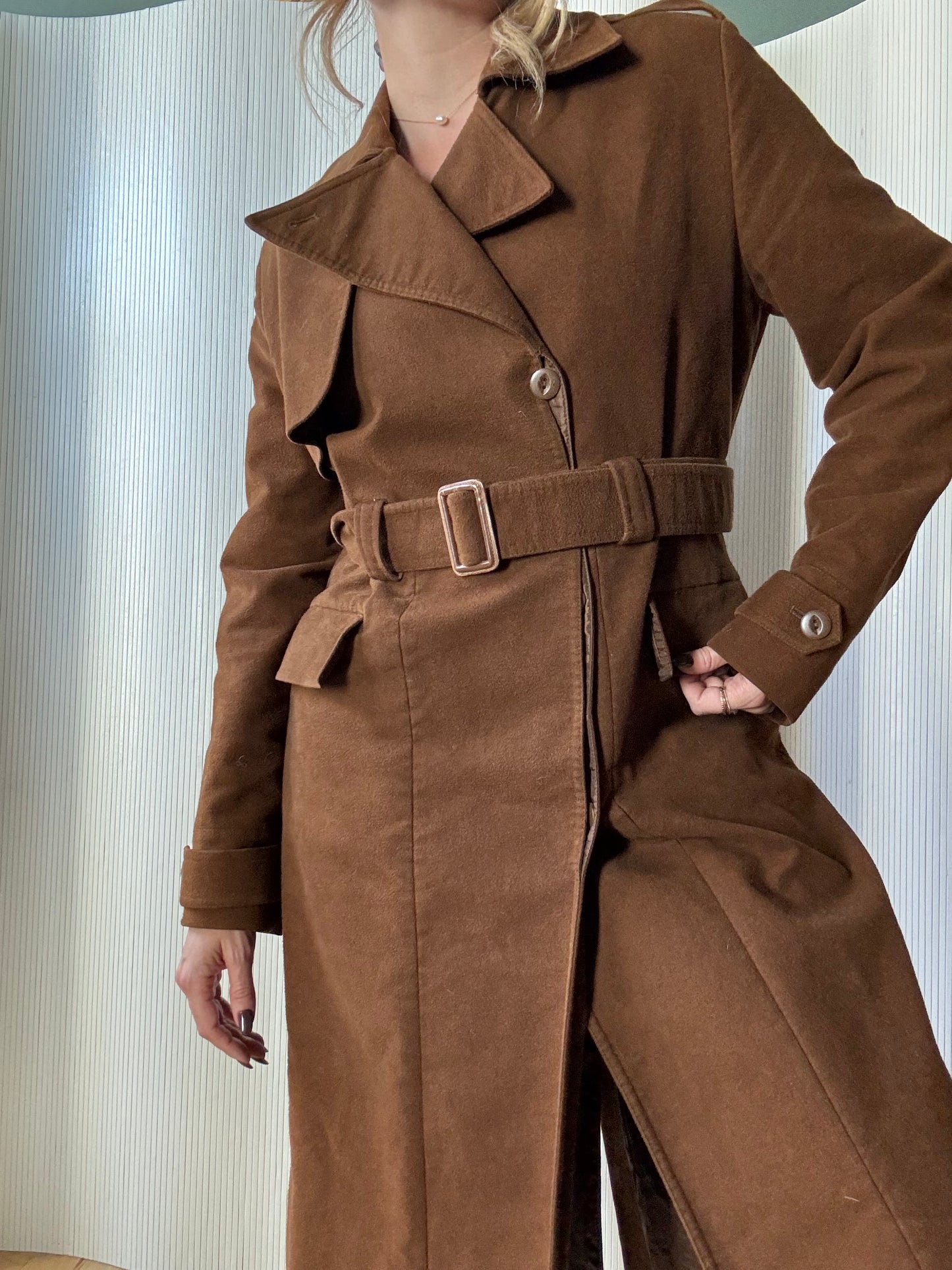 Vintage 1990s GAP Brown Trench