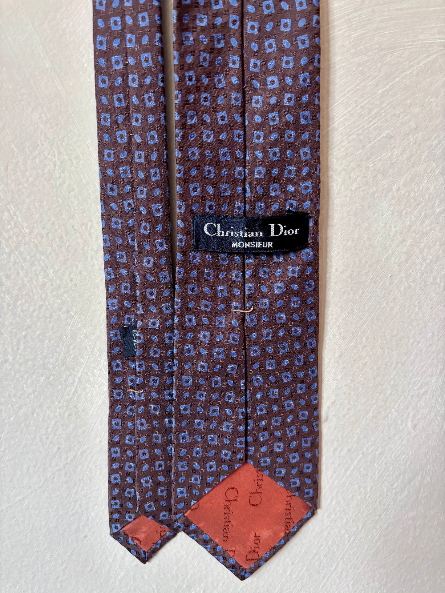 Vintage Christian Dior Silk Tie