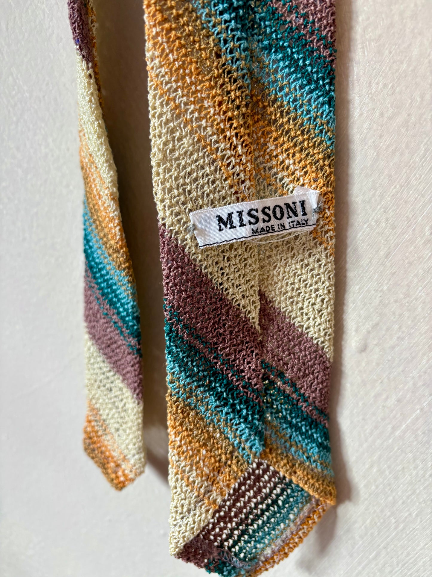 Vintage Missoni Crochet Tie