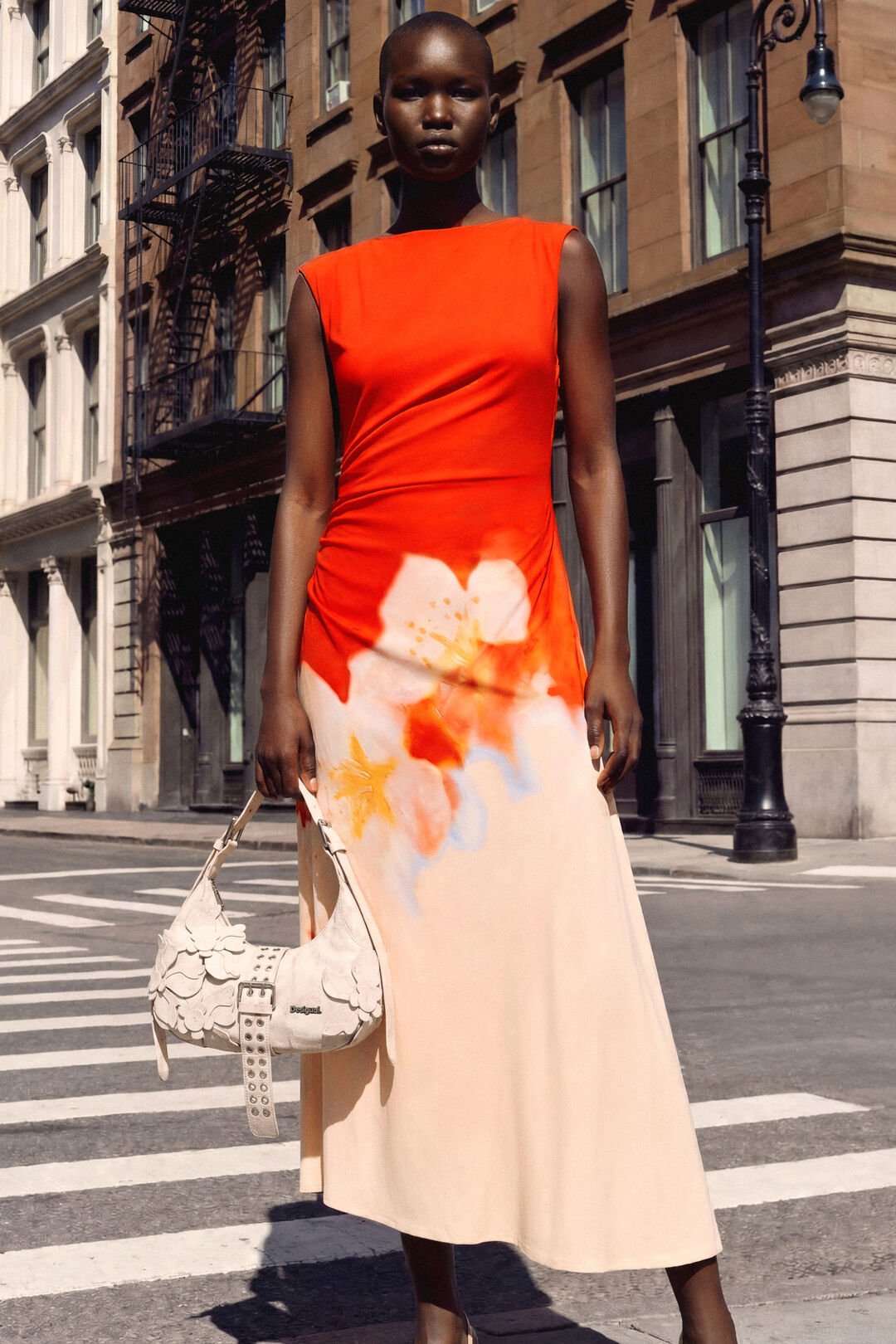 Two-tone Floral Dress by Desigual – Petals & Jackets