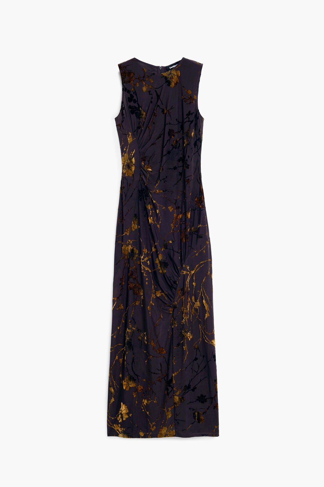 Flocked Midi Dress by Desigual