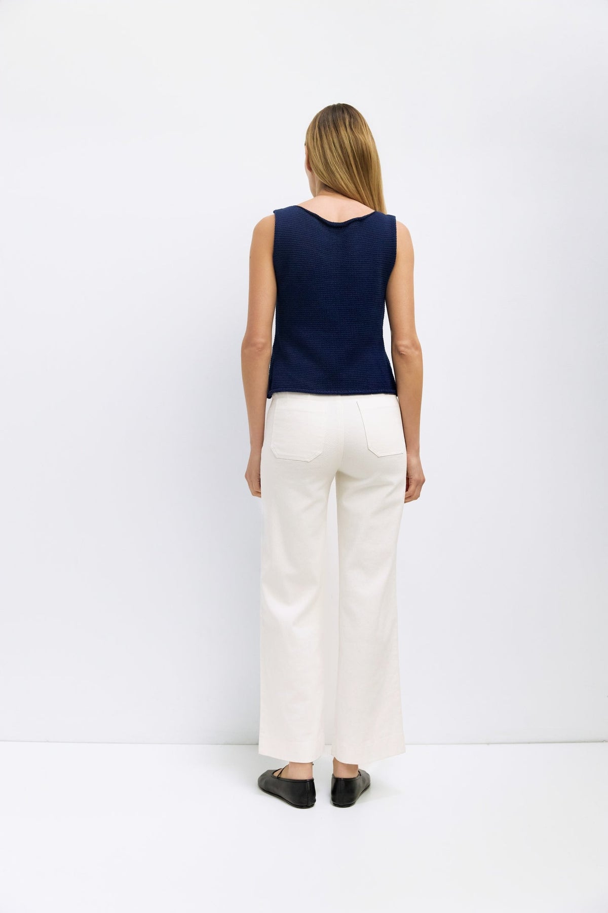 The Shelby Top in Navy
