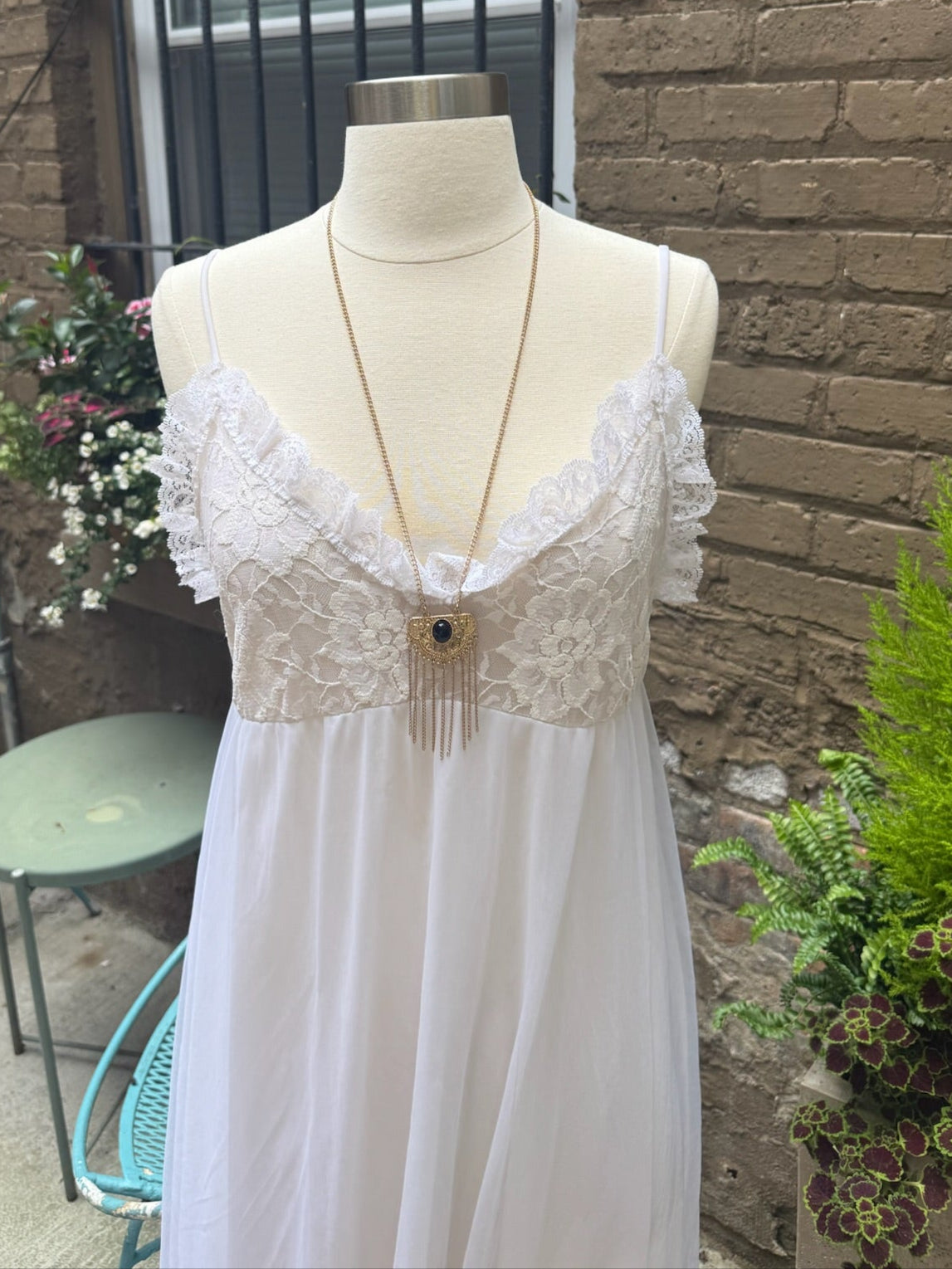 1960s Tosca Lingerie Lace Dress