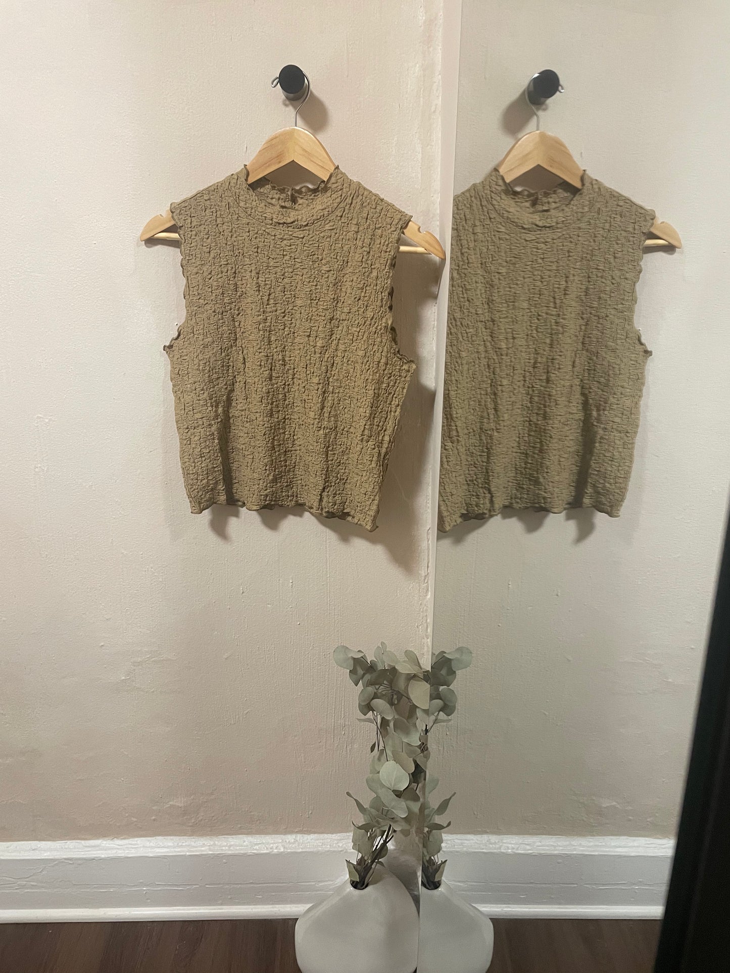 The Mae Top in Taupe