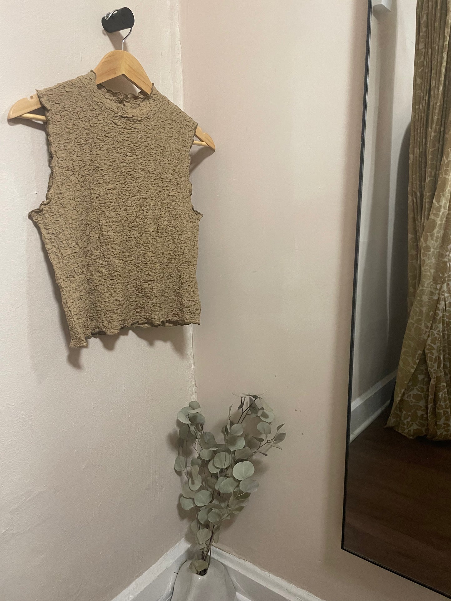 The Mae Top in Taupe