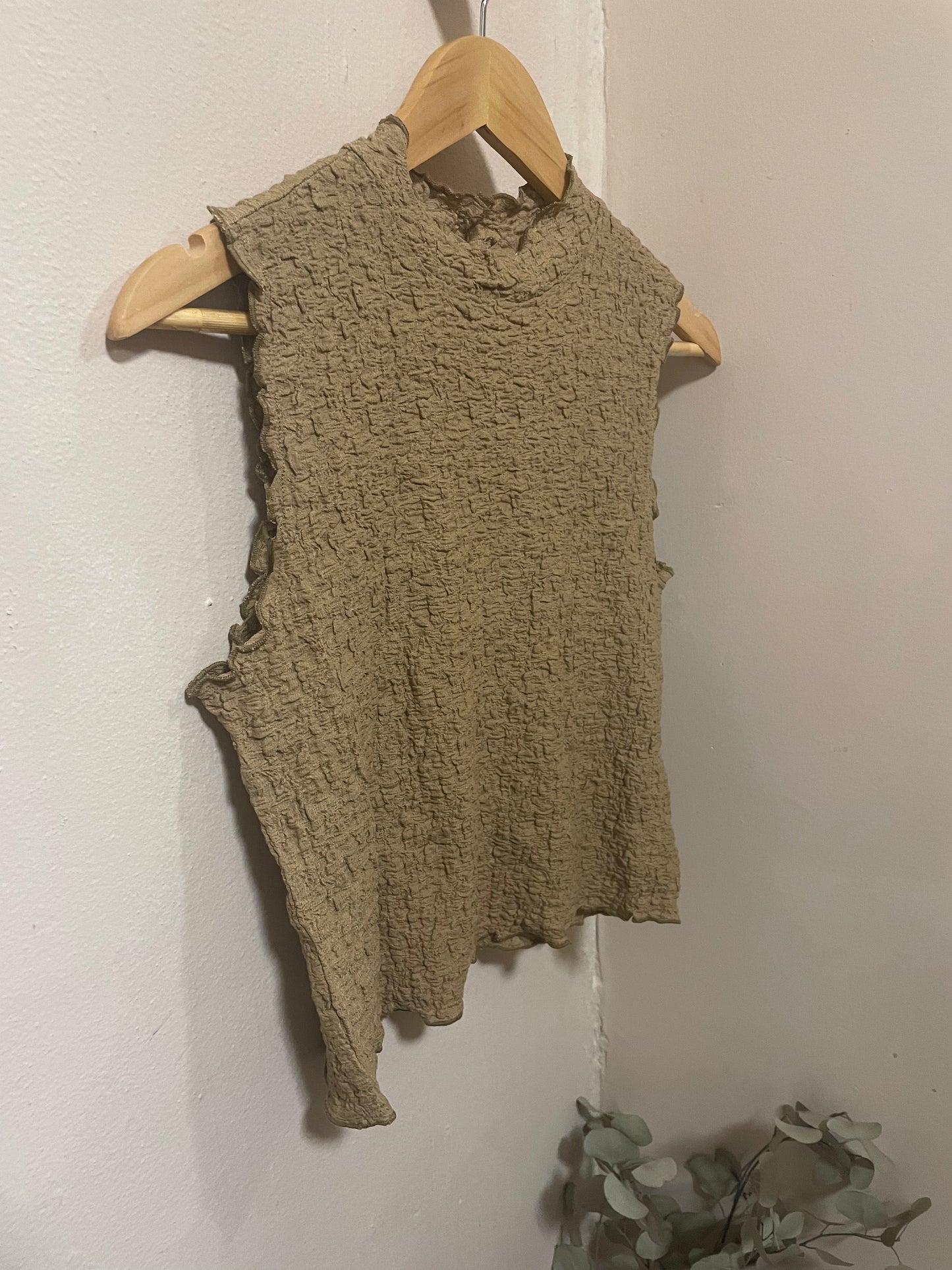 The Mae Top in Taupe