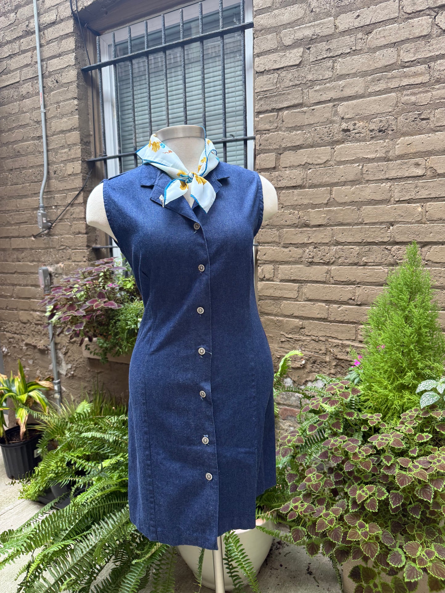 Vintage 1990s Denim Dress