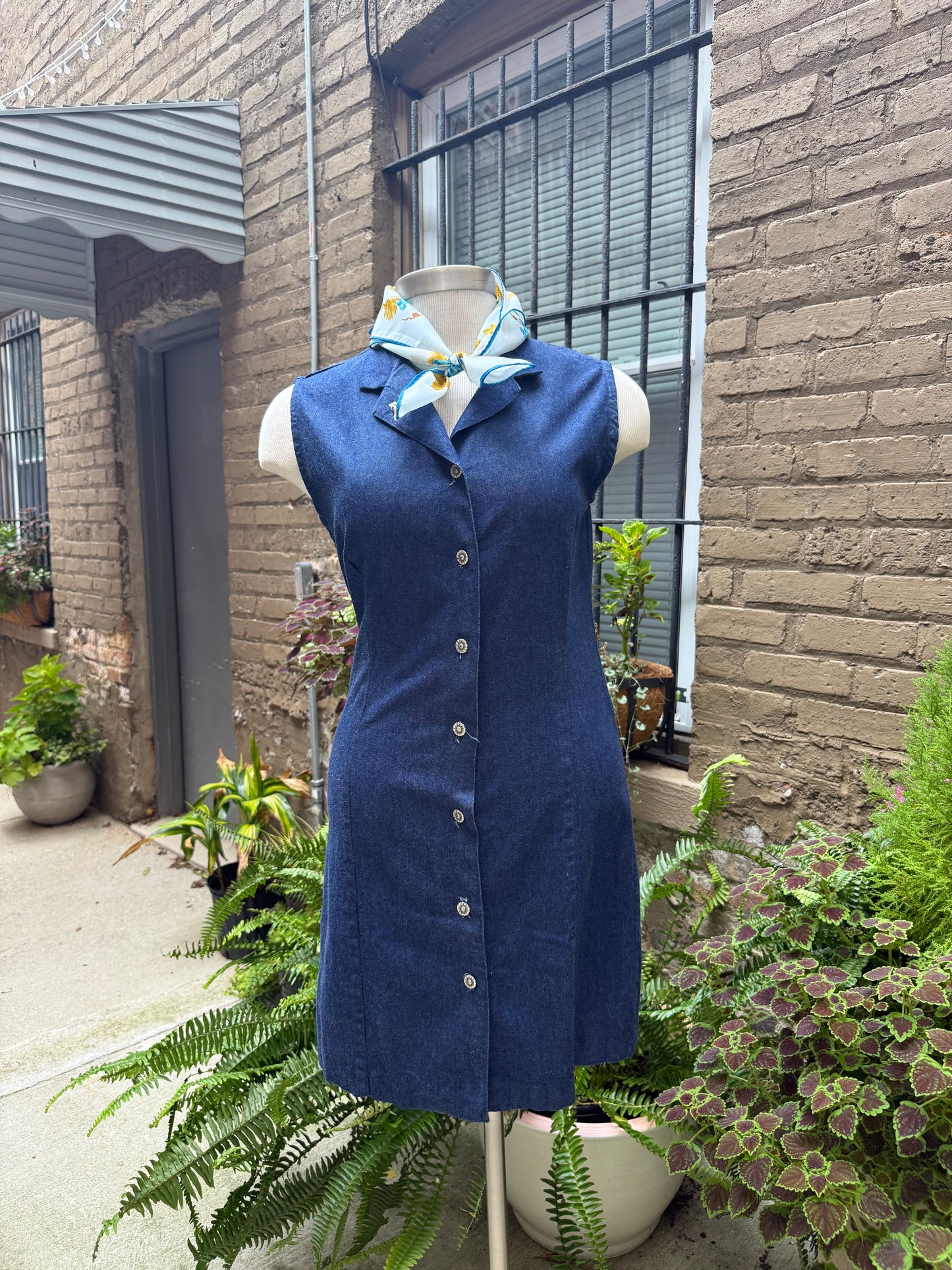Vintage 1990s Denim Dress