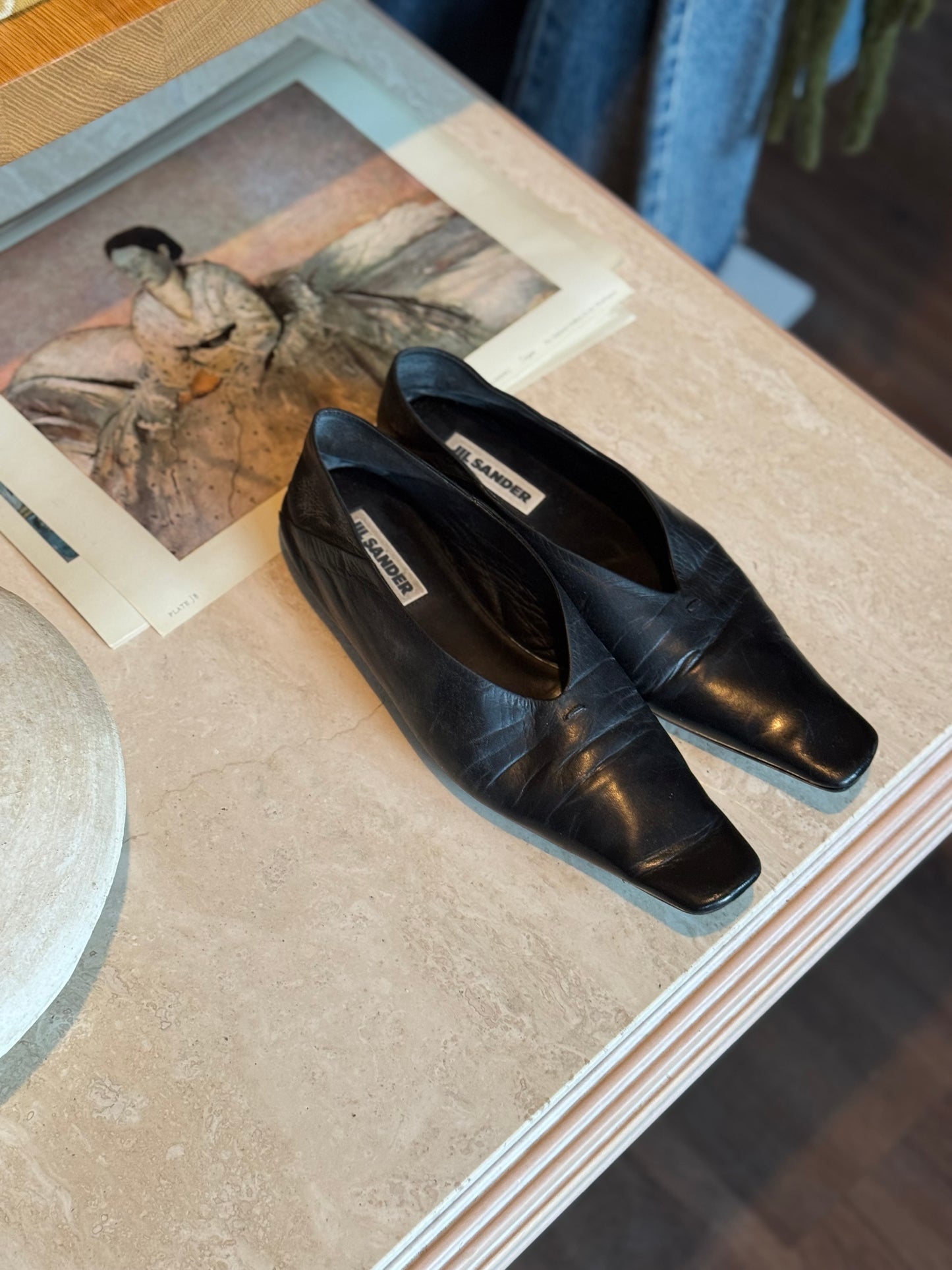 Pre-loved Jil Sander flats
