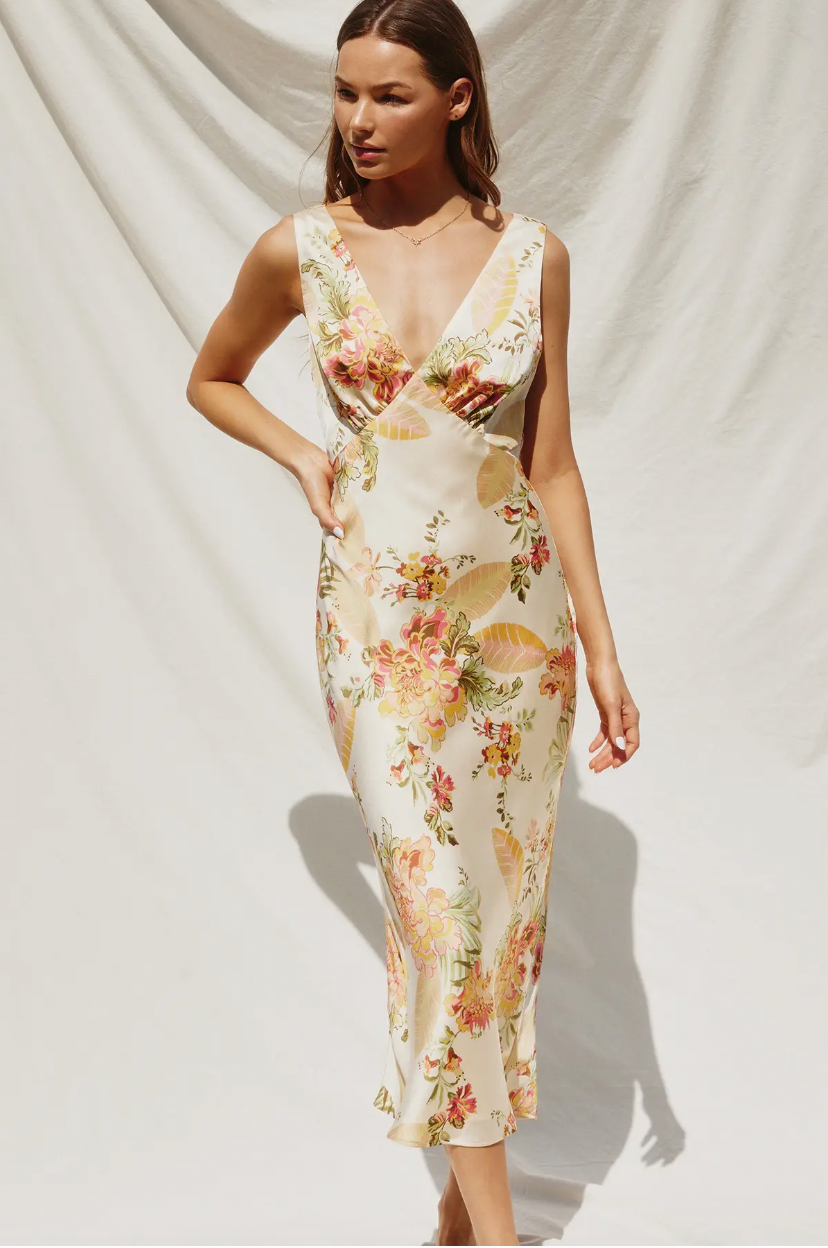 The Summer in Capri Midi Dress