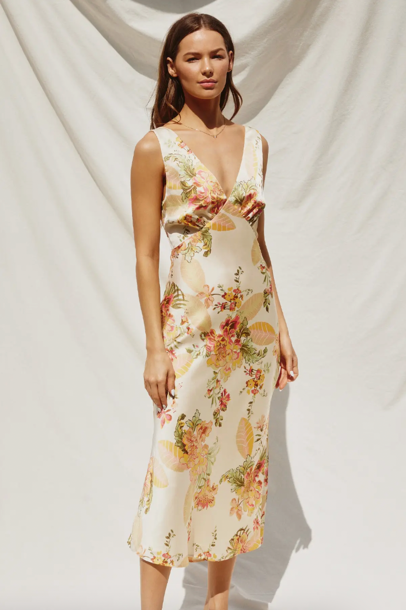The Summer in Capri Midi Dress