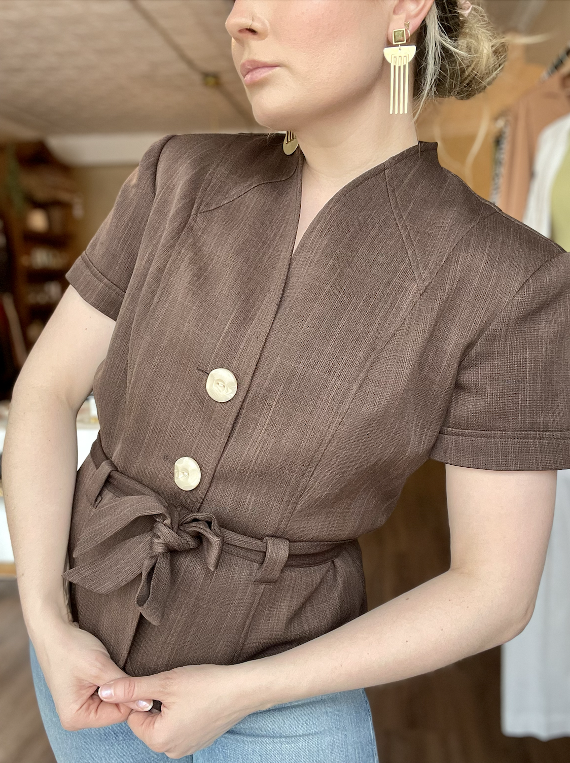 Vintage Studio I Buttoned Blouse