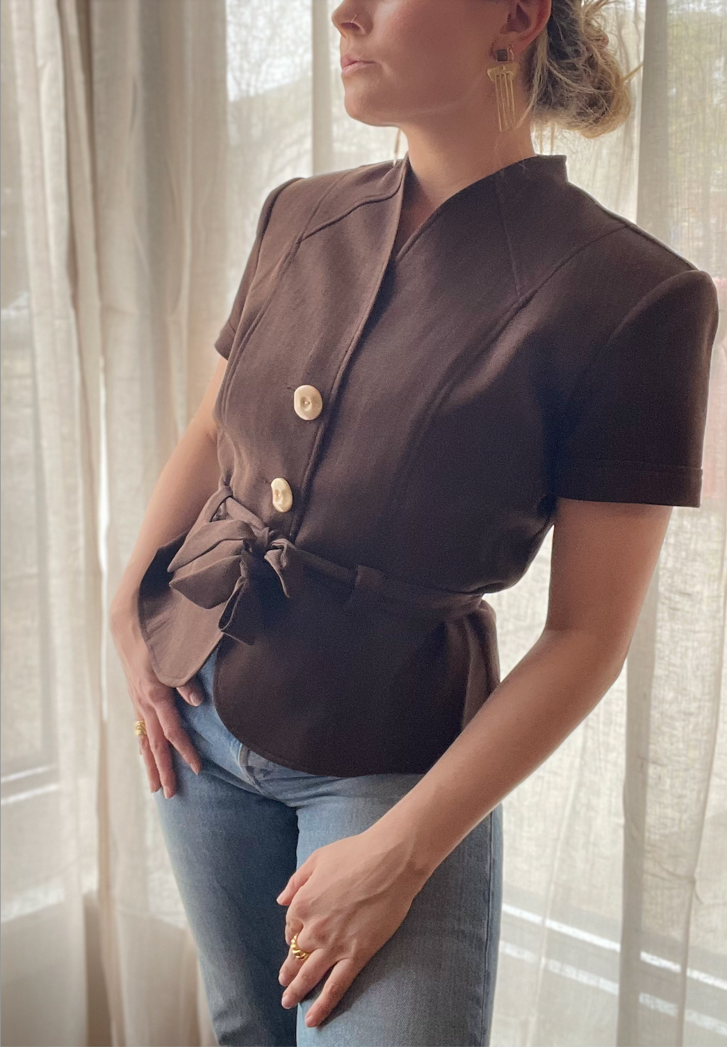 Vintage Studio I Buttoned Blouse