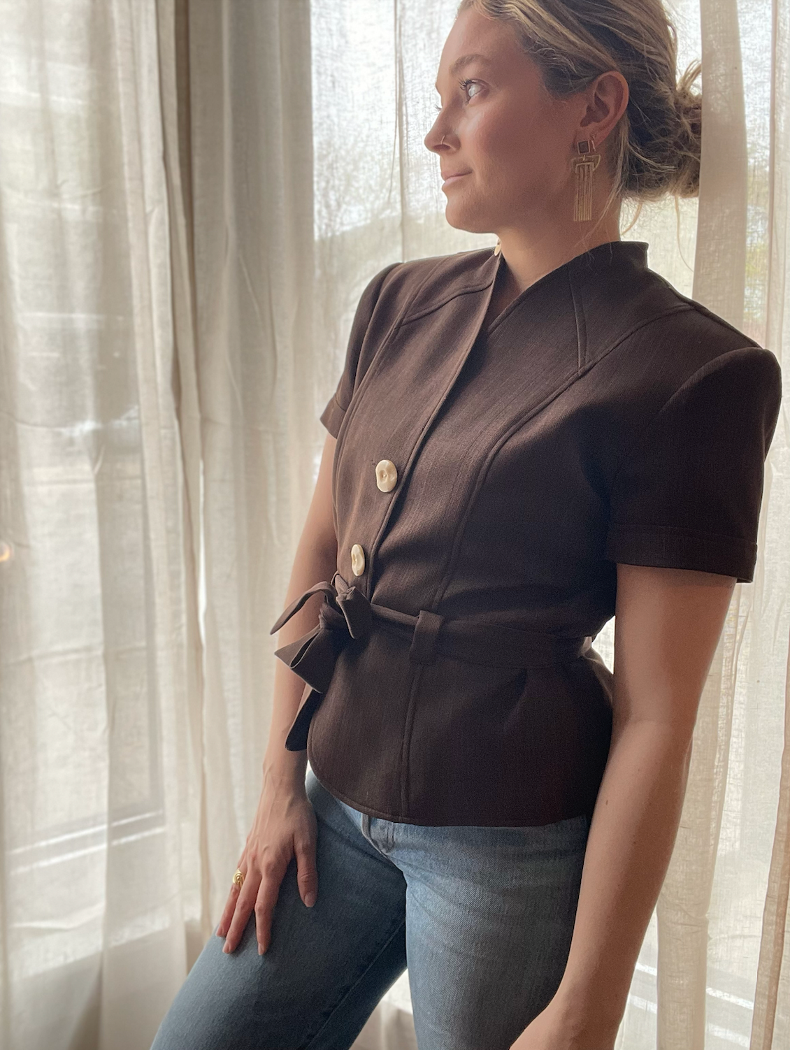 Vintage Studio I Buttoned Blouse