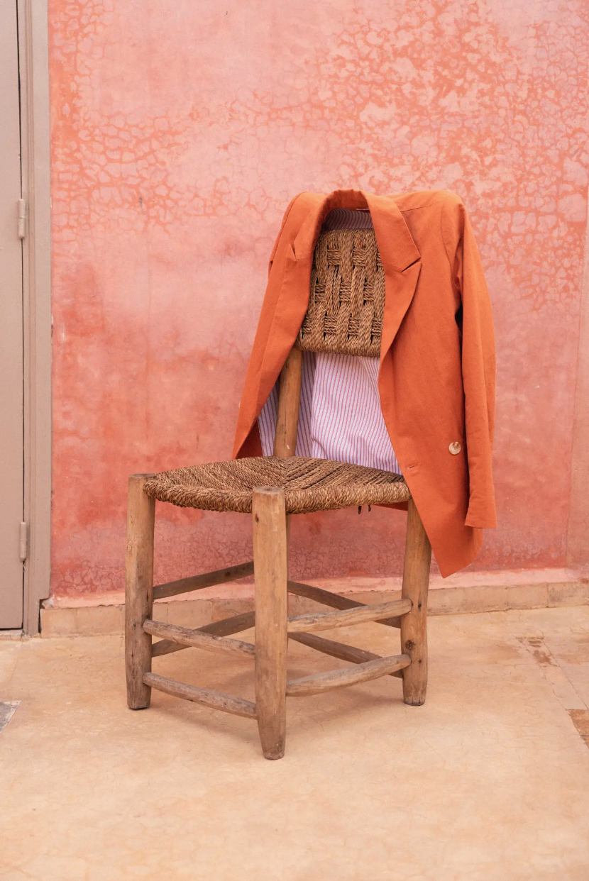 Noemie Terracotta Blazer Jacket