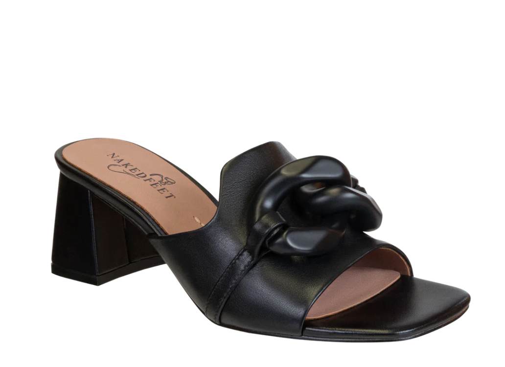 The Coterie heel in black