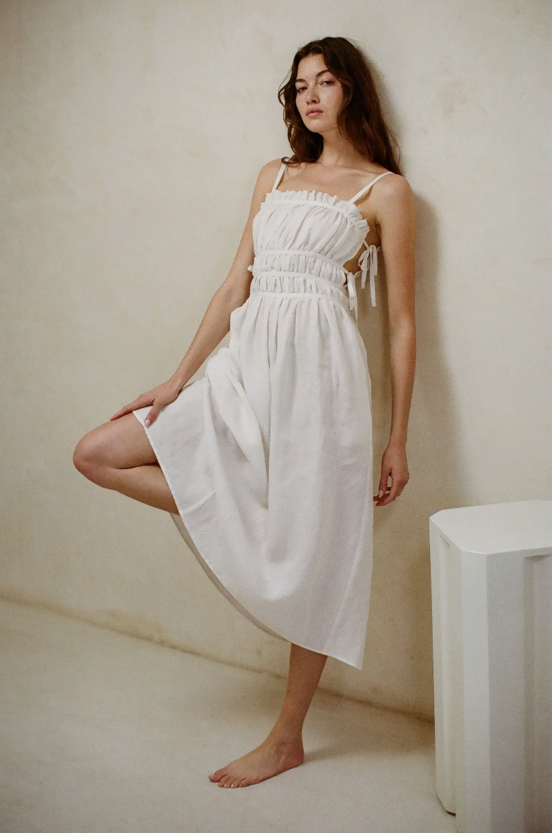 The Gabriella Linen Maxi