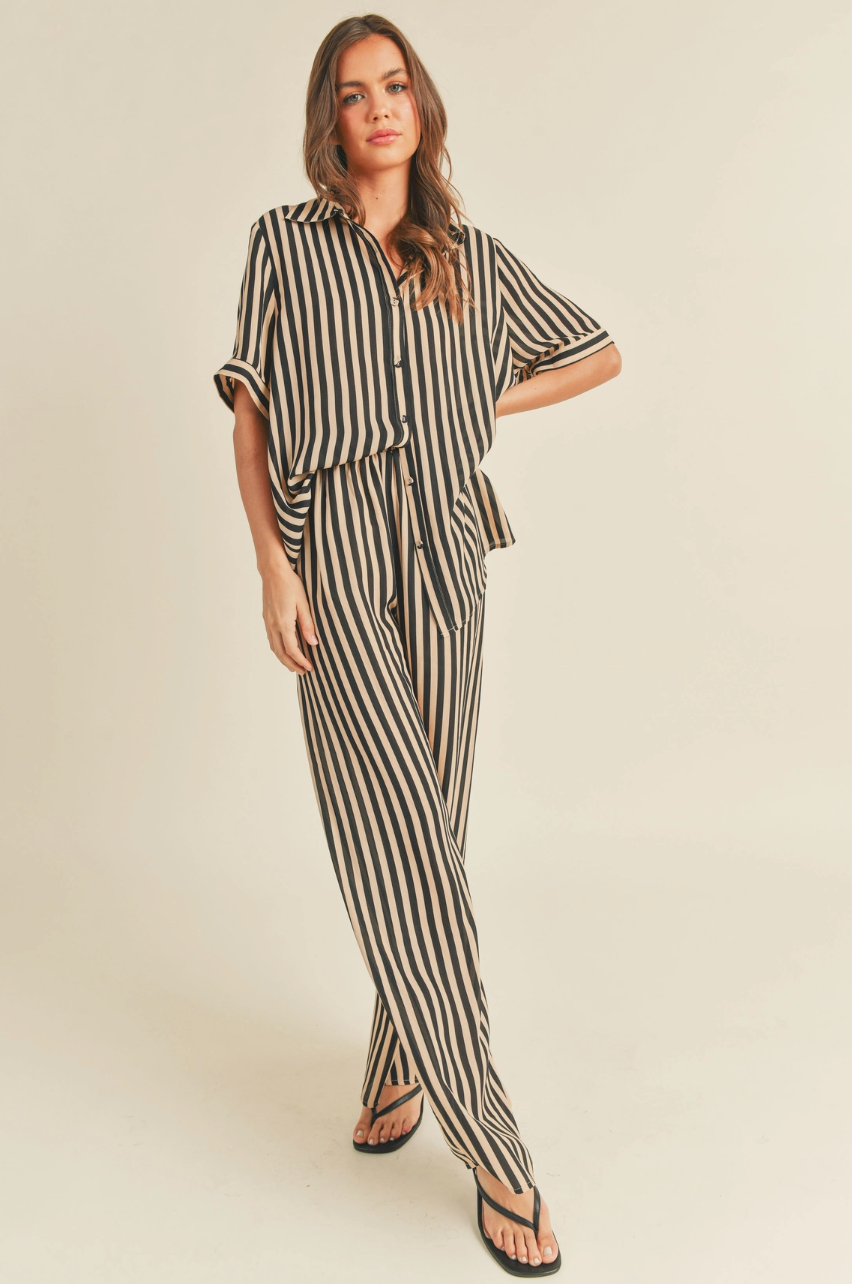 The Bias Striped Pant