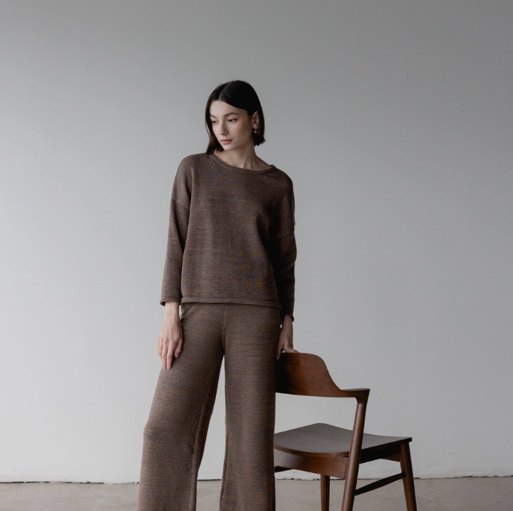The Cozy Pant in Coffee