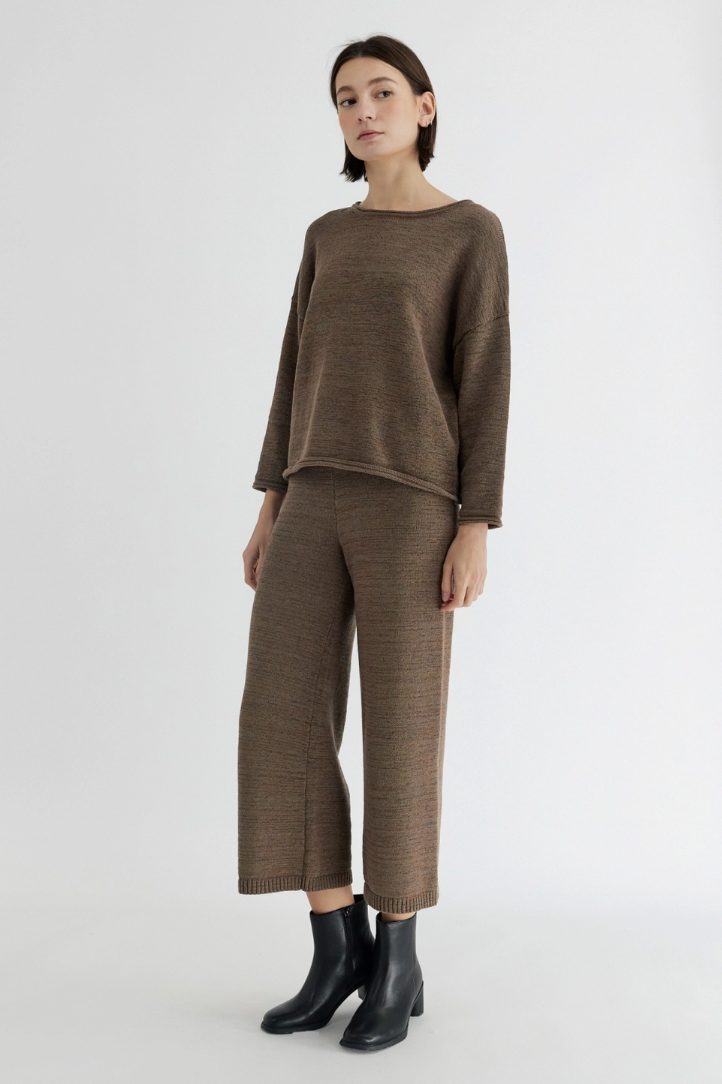 The Cozy Pant in Coffee