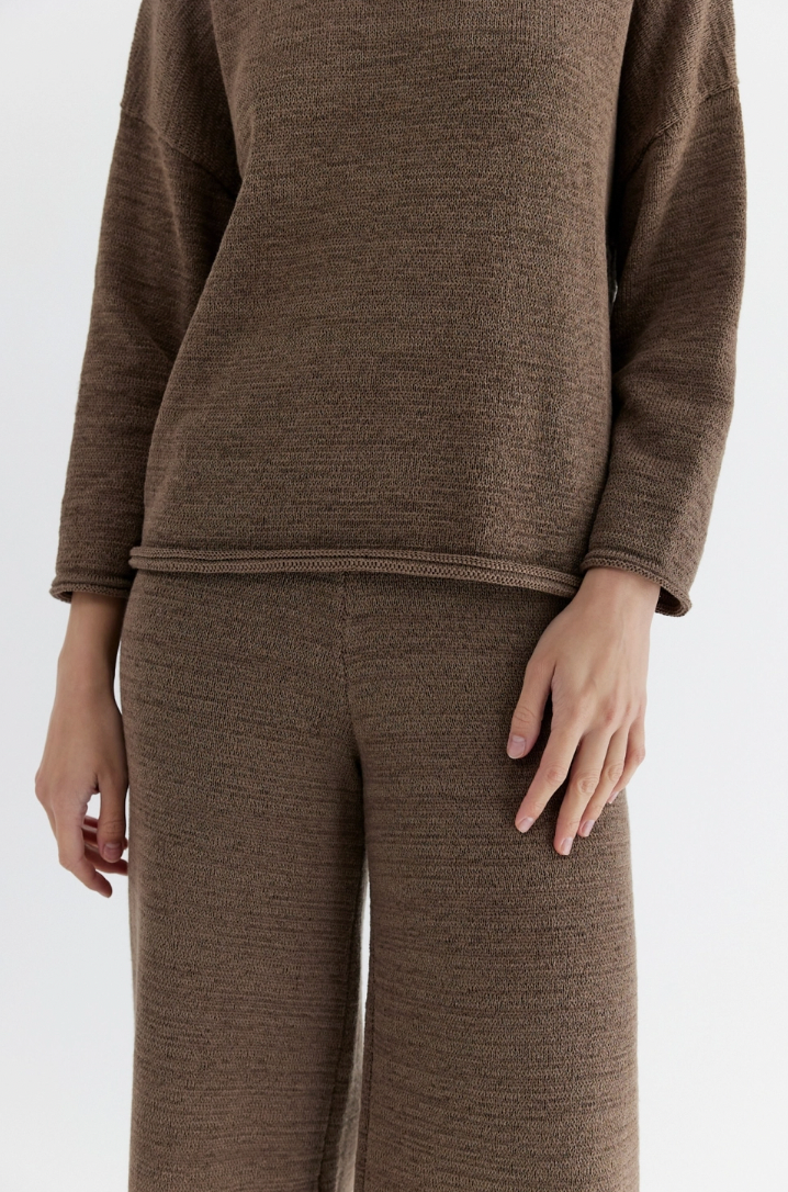 The Cozy Pant in Coffee