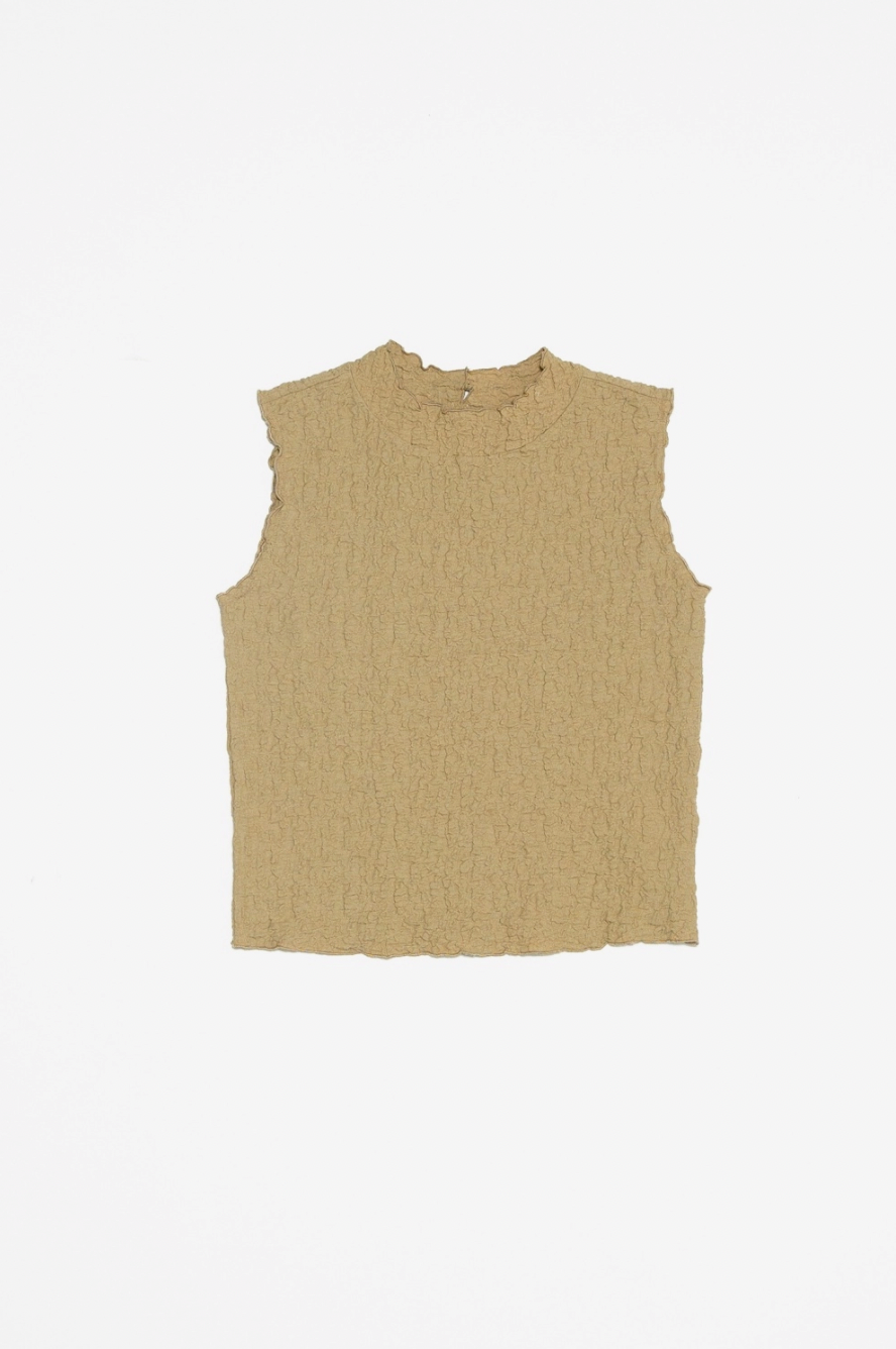 The Mae Top in Taupe