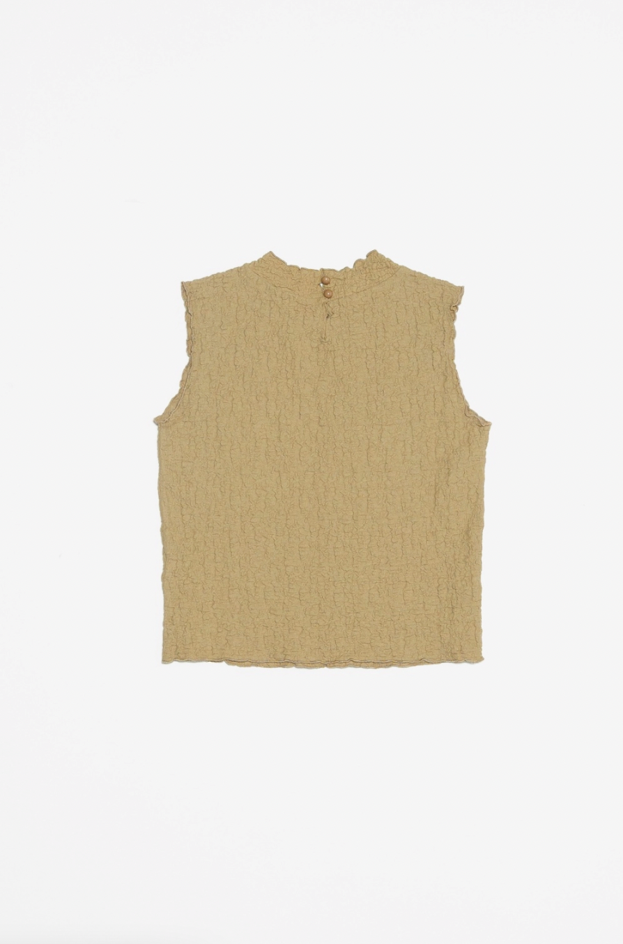 The Mae Top in Taupe