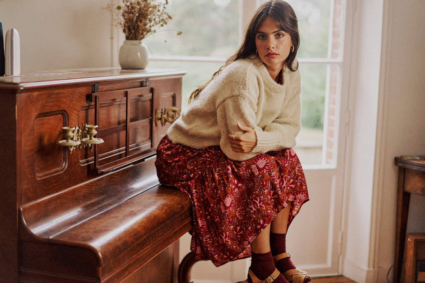 The Frances Large Knit Sweater