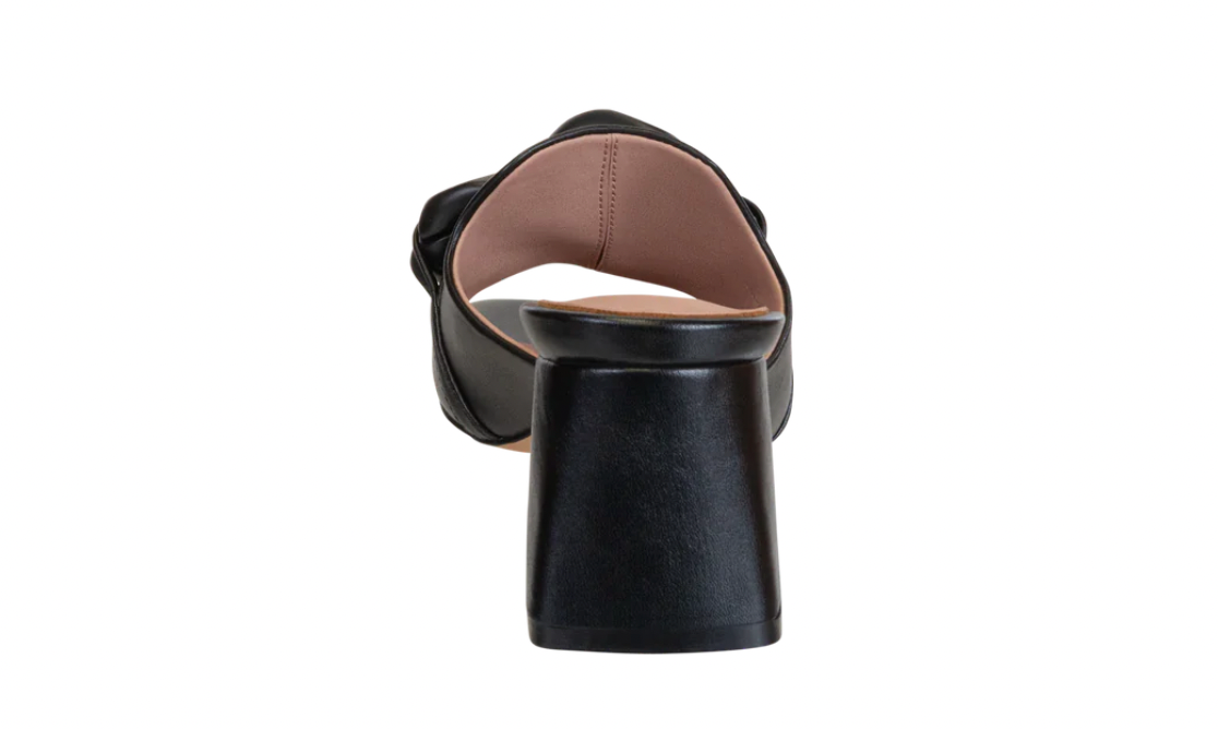 The Coterie heel in black
