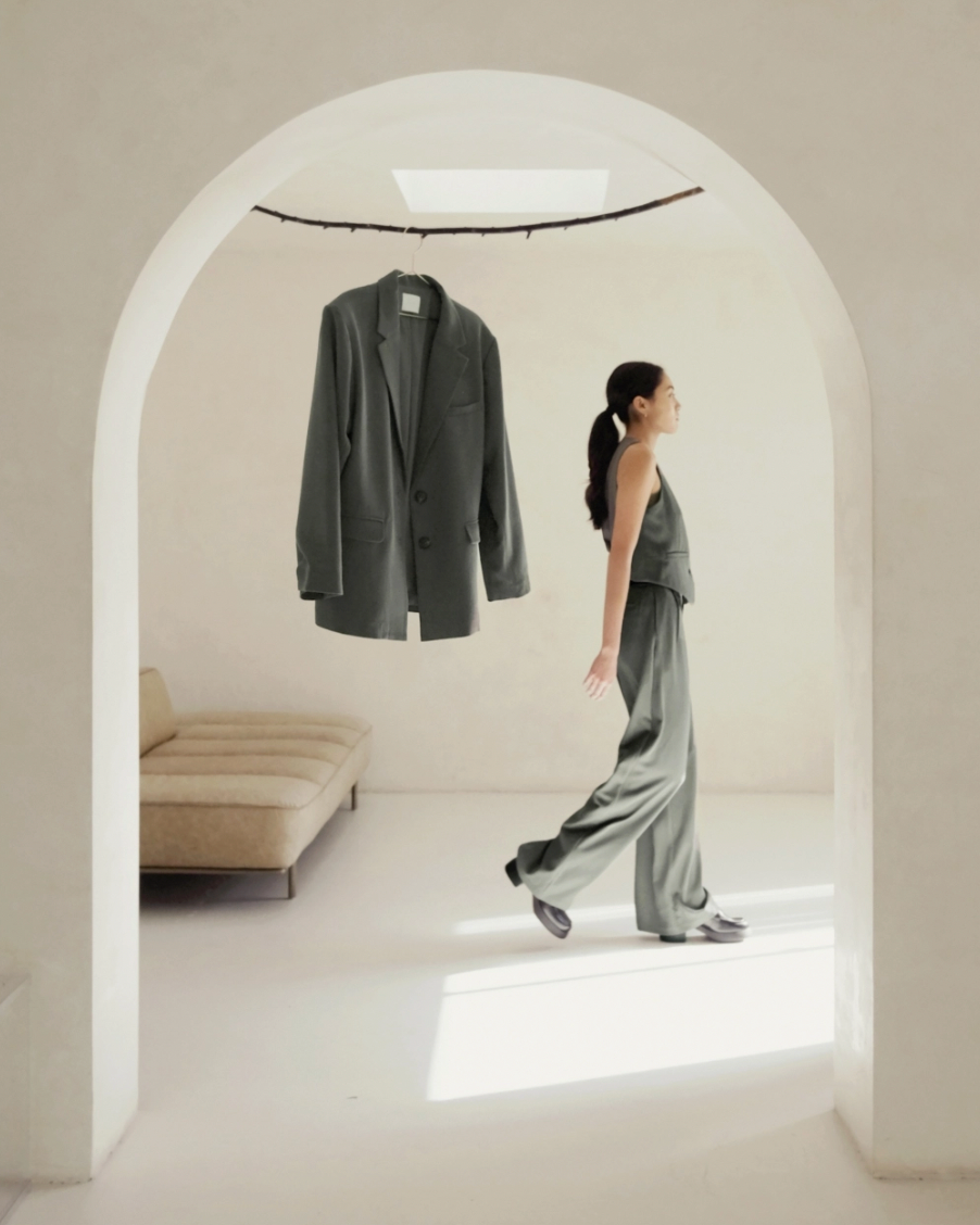 The Leola Pant in Slate