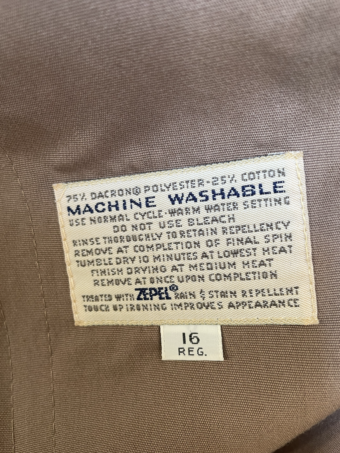 1990s Misty Harbor Heavy Raincoat in Mauve