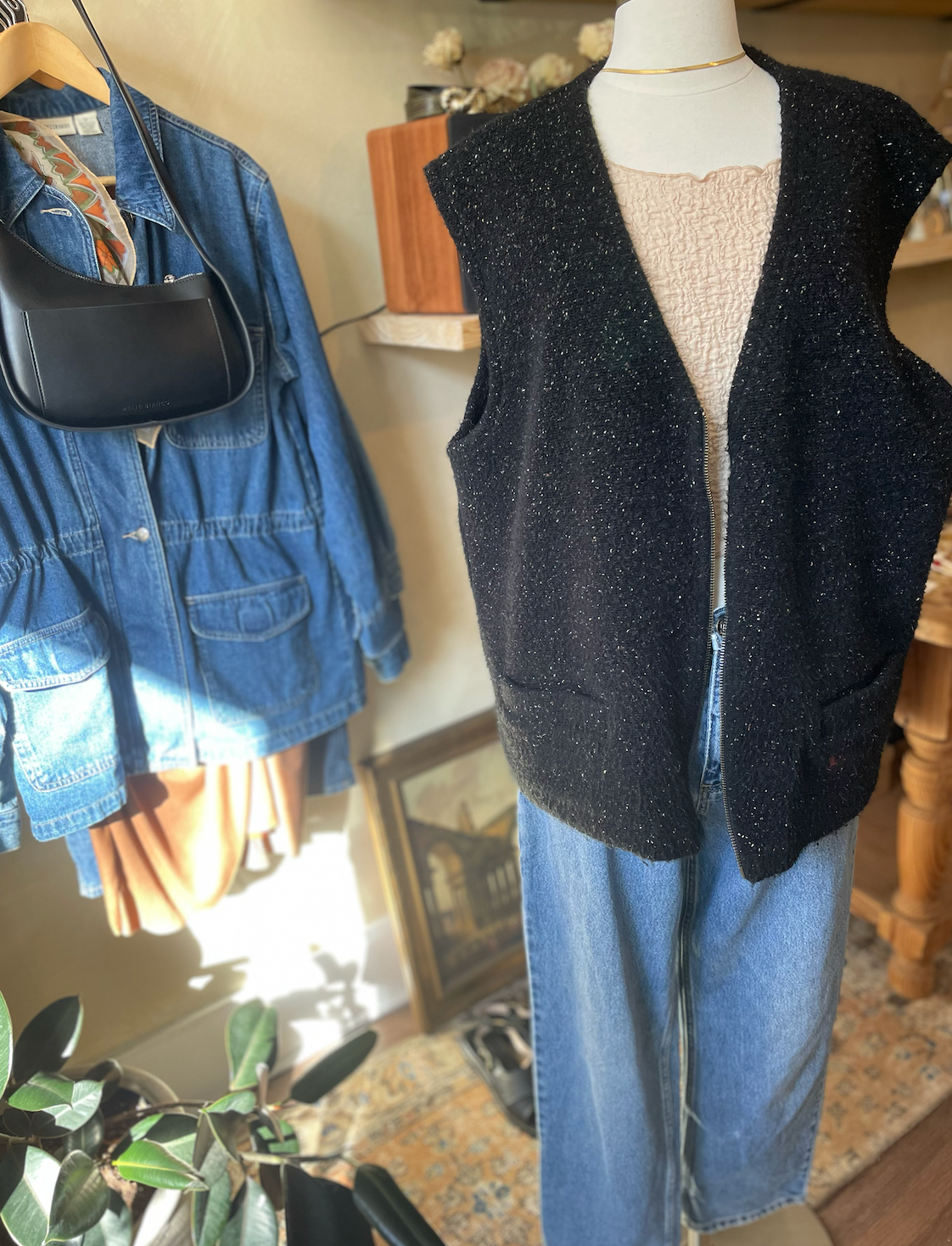 1990s Vintage REI fleece zip up vest