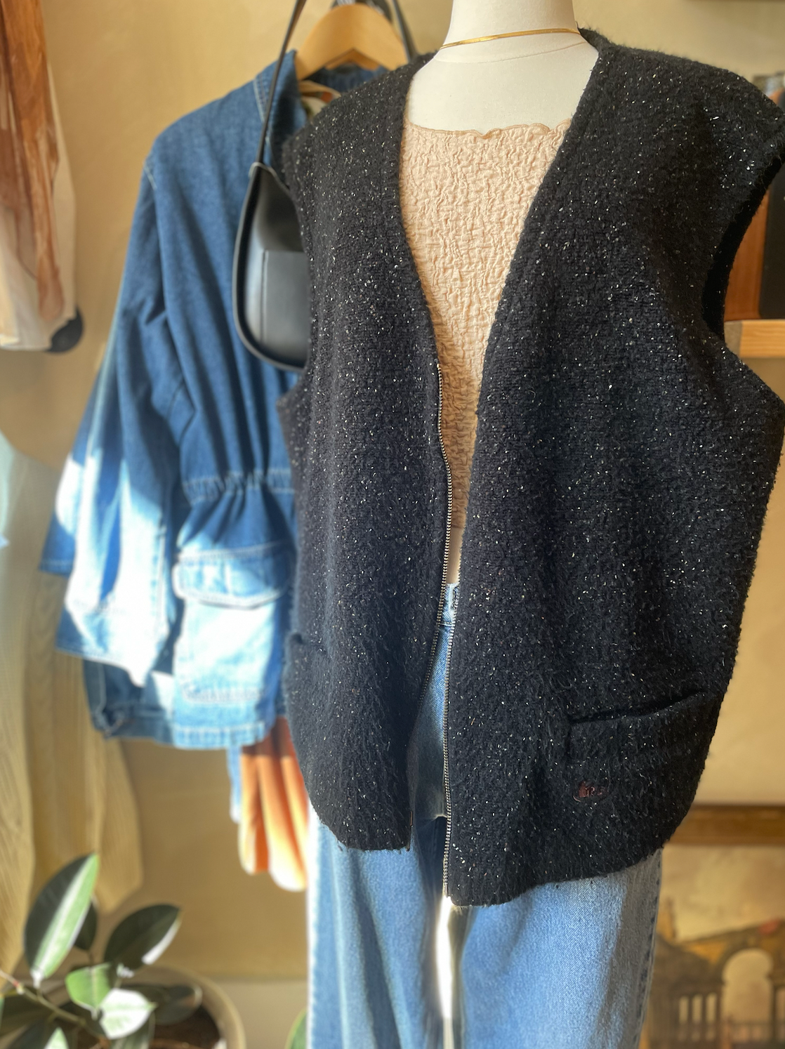 1990s Vintage REI fleece zip up vest