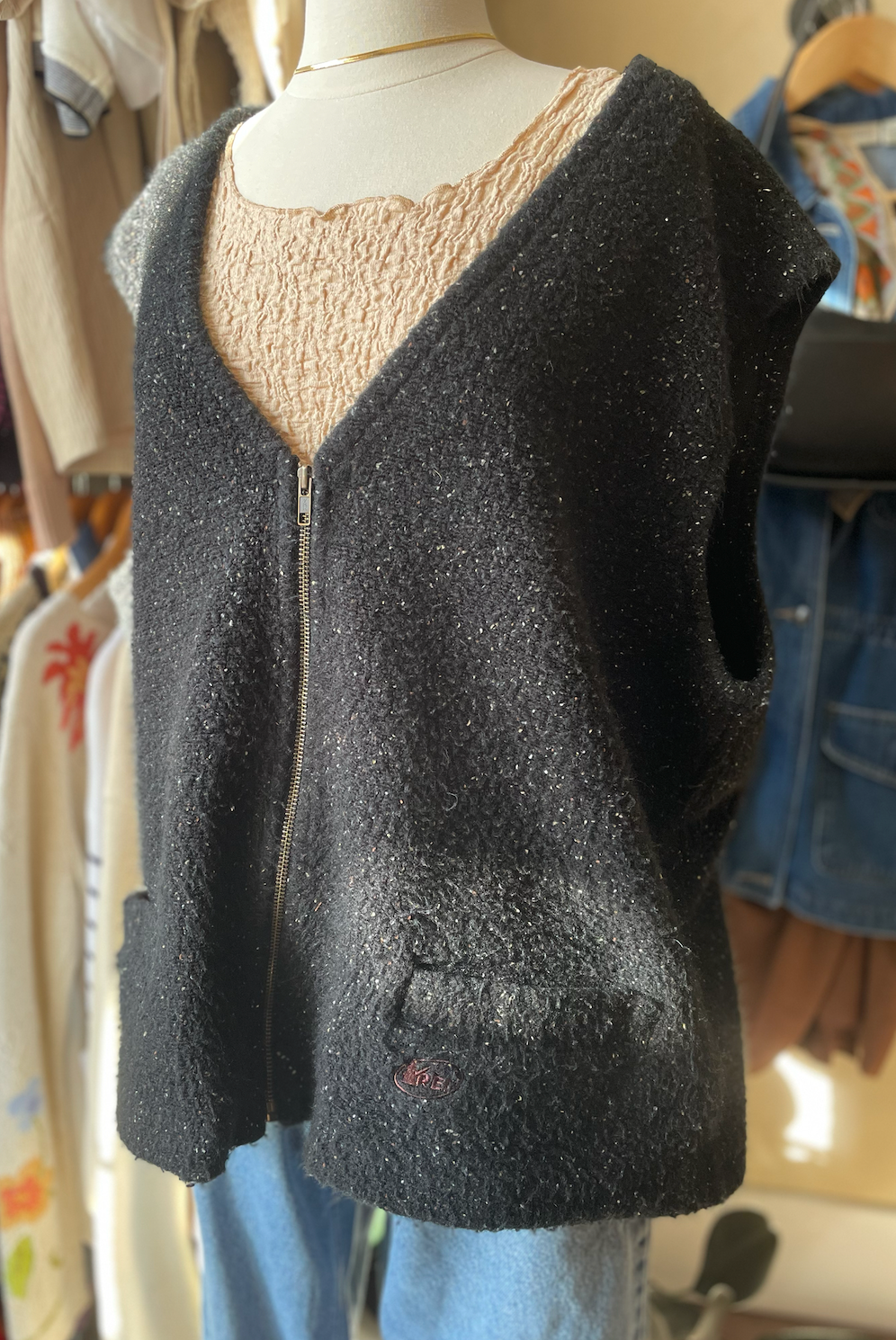 1990s Vintage REI fleece zip up vest