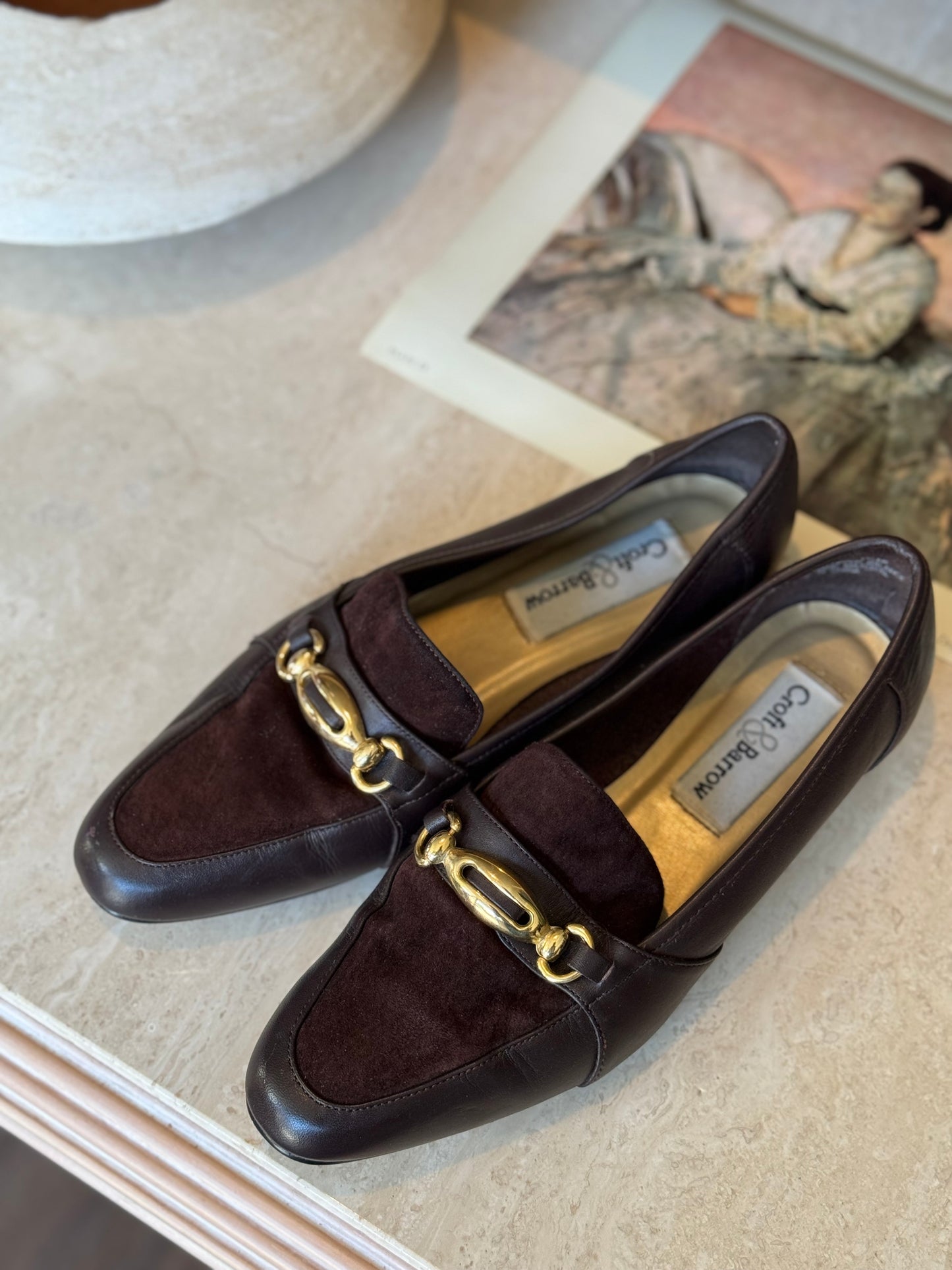 Unique vintage shoe collection curated by local Chicago vintage boutique Petals and Jackets in West Town.