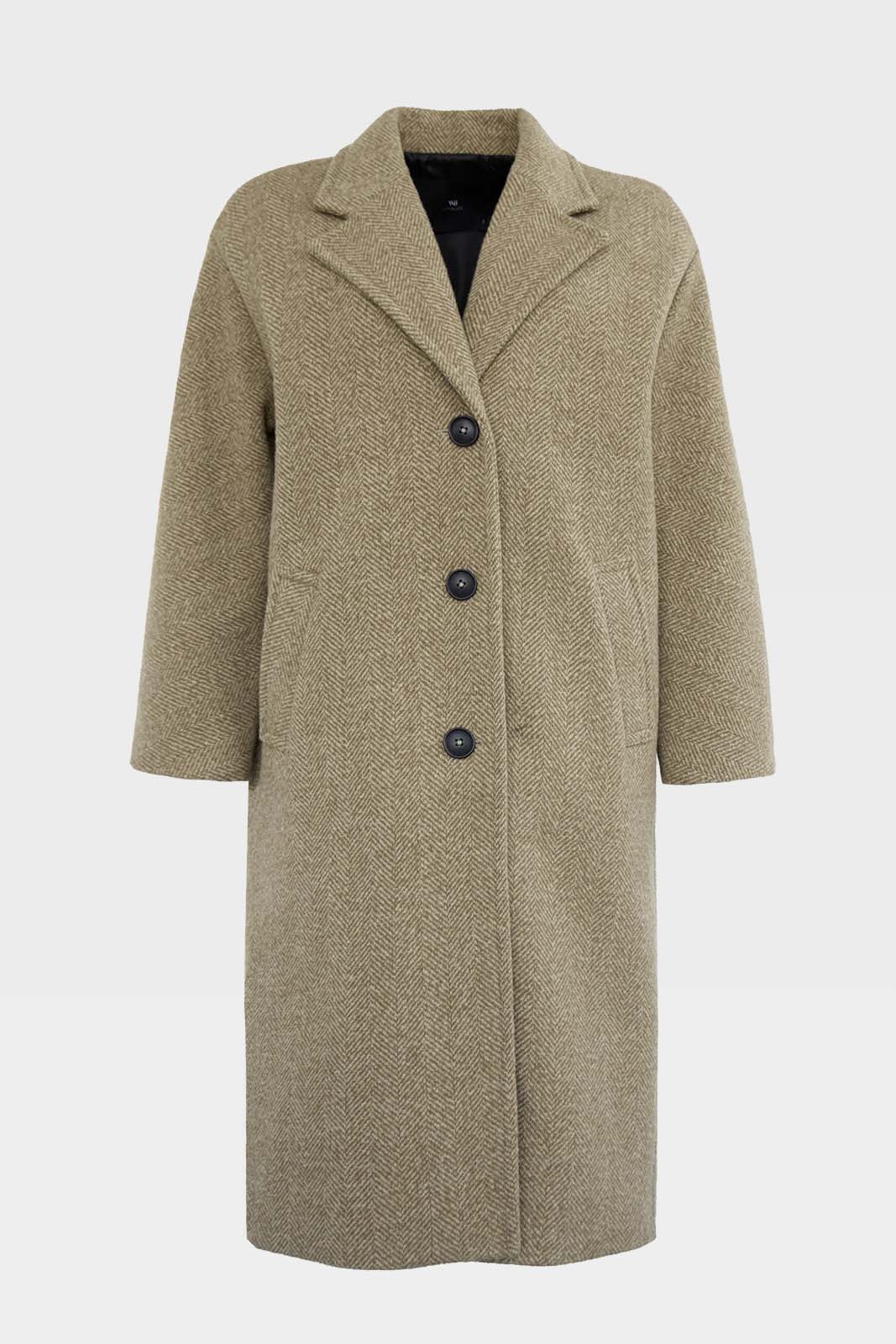 The Isla Wool Coat in Sand
