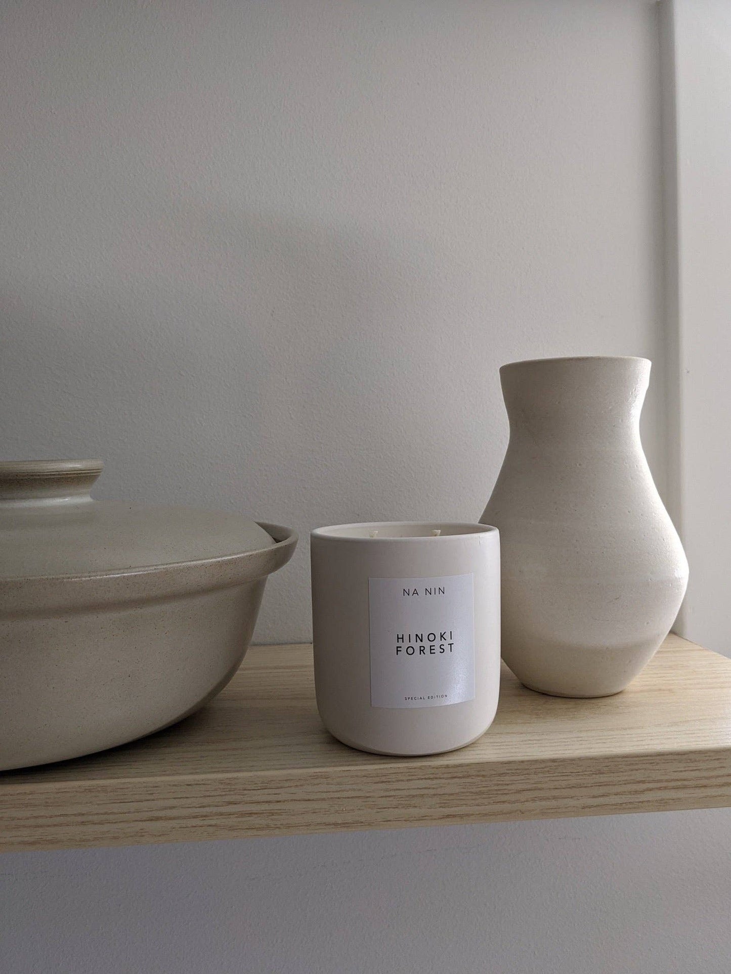 Hinoki Forest Candle by NA NIN / 8oz