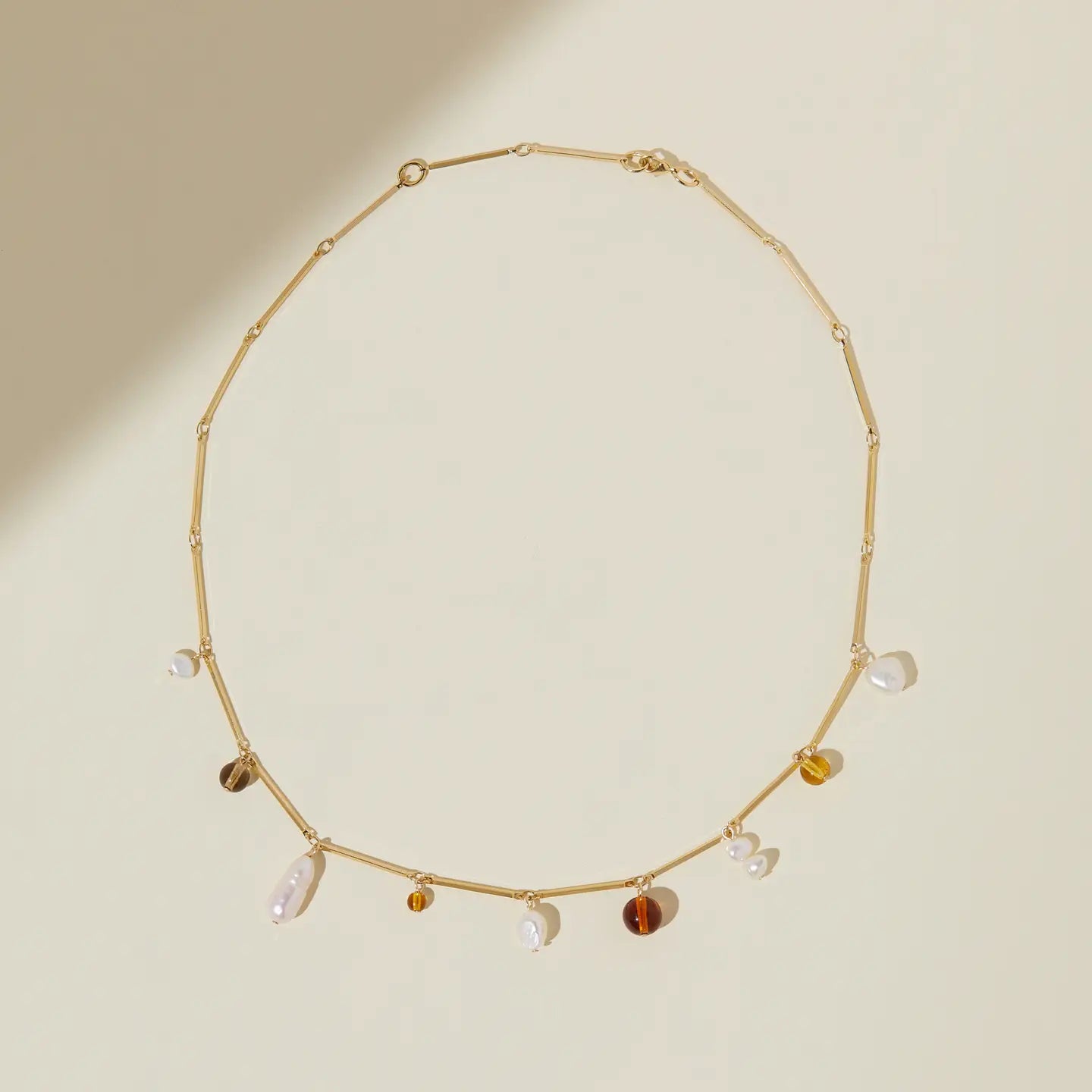 The Fête Necklace in Tan