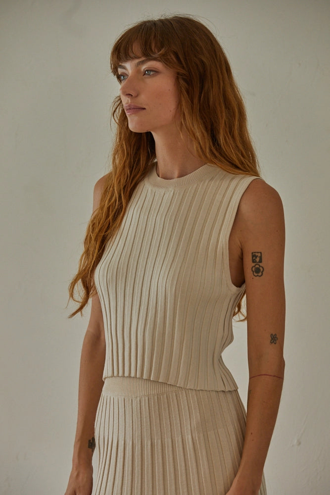 The Sydney Top in Tan