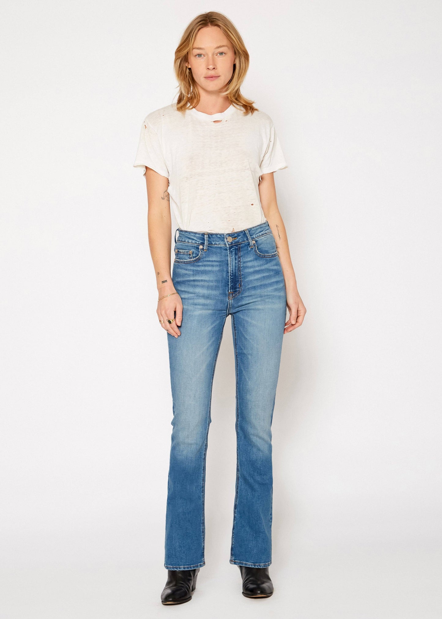 The Celine High Rise Boot Cut Denim by NOEND