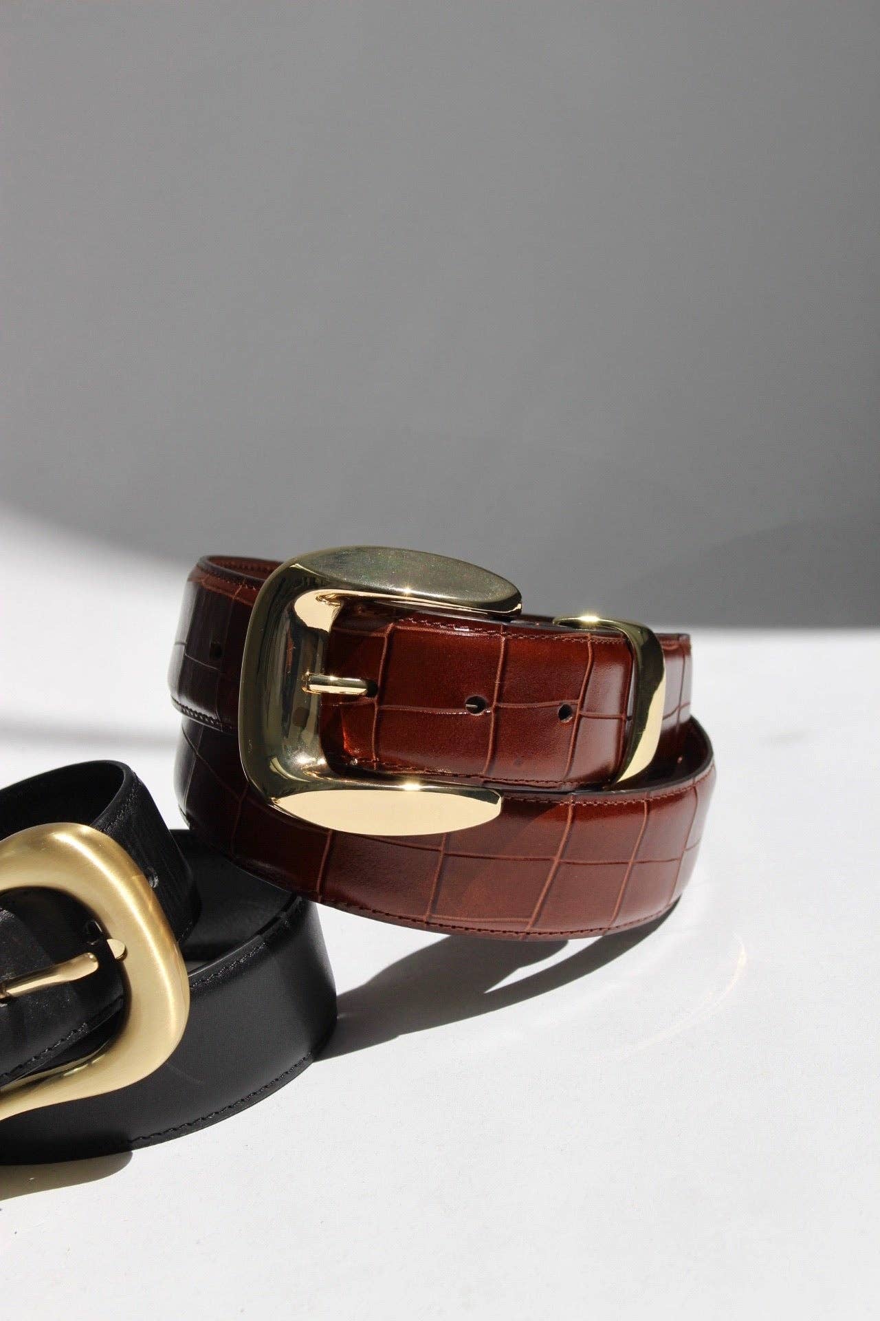 Delaney Belt by NA NIN in Brown