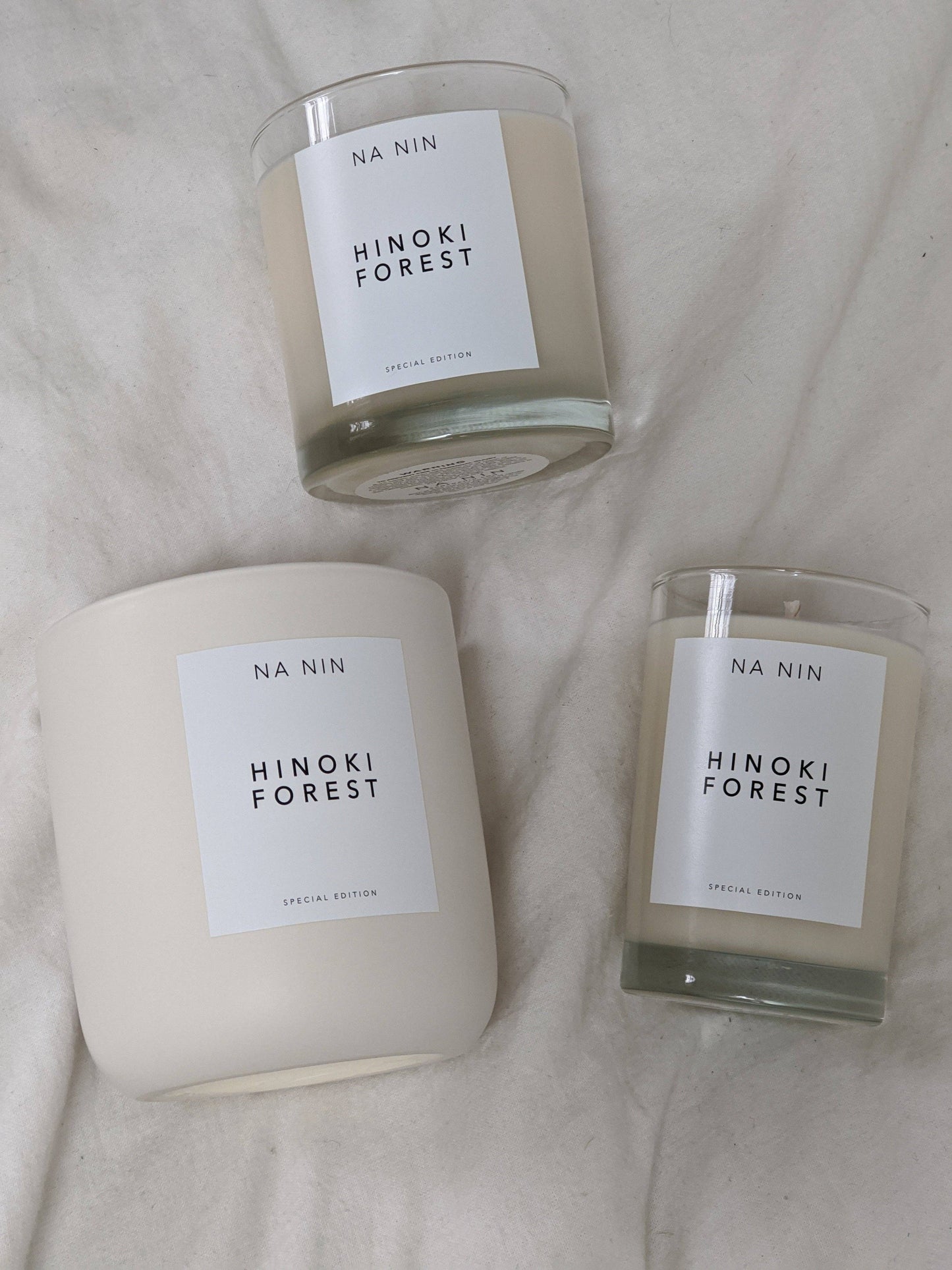 Hinoki Forest Candle by NA NIN / 8oz