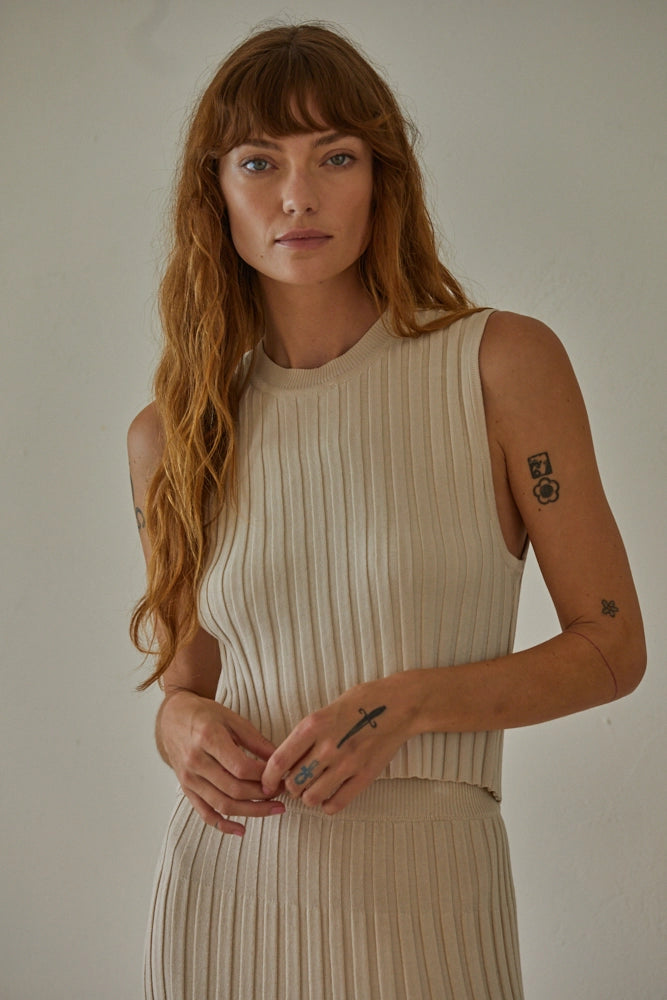 The Sydney Top in Tan