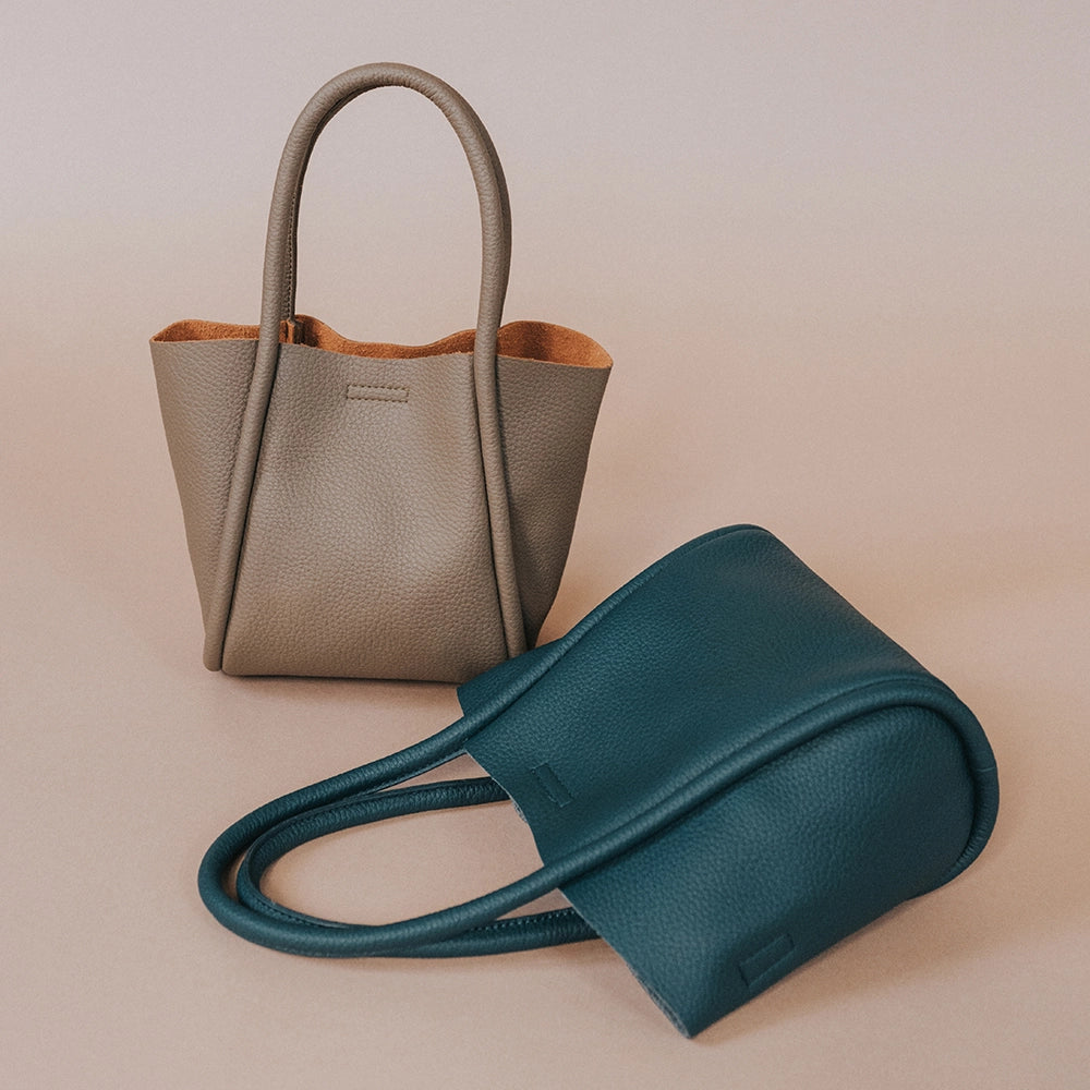 The Mariah Recycled Vegan Tote Bag in Taupe