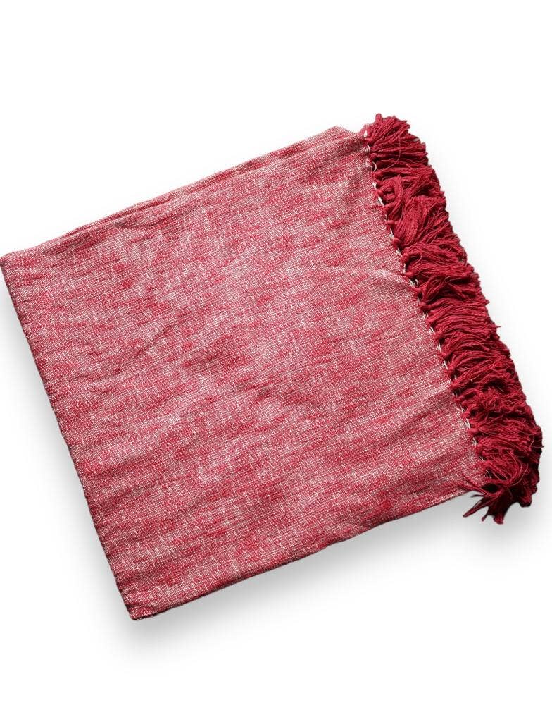 The Annahmol Rustic Linen & Cotton Throw