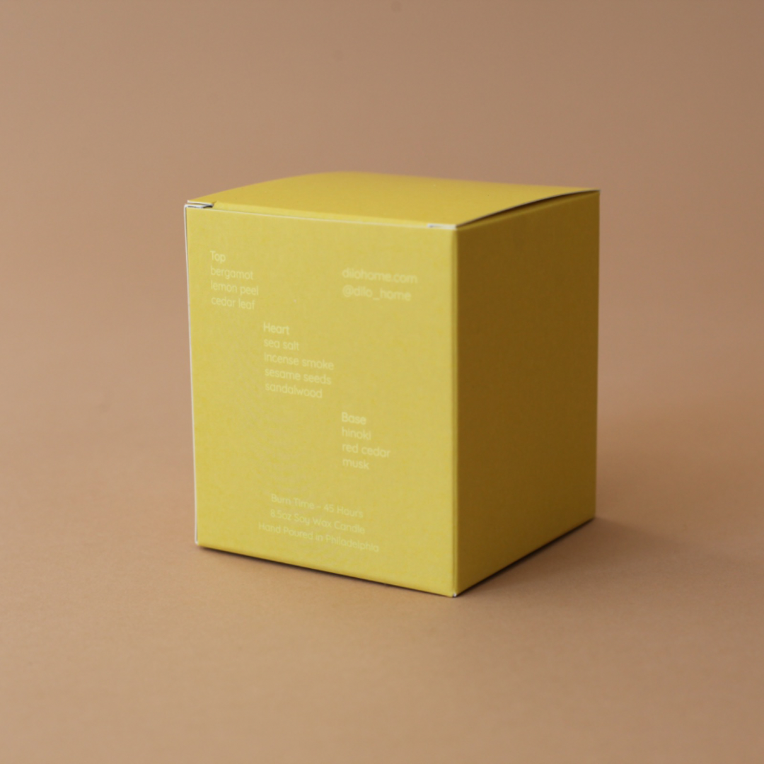 Hinoki Sesame Candle by Dilo