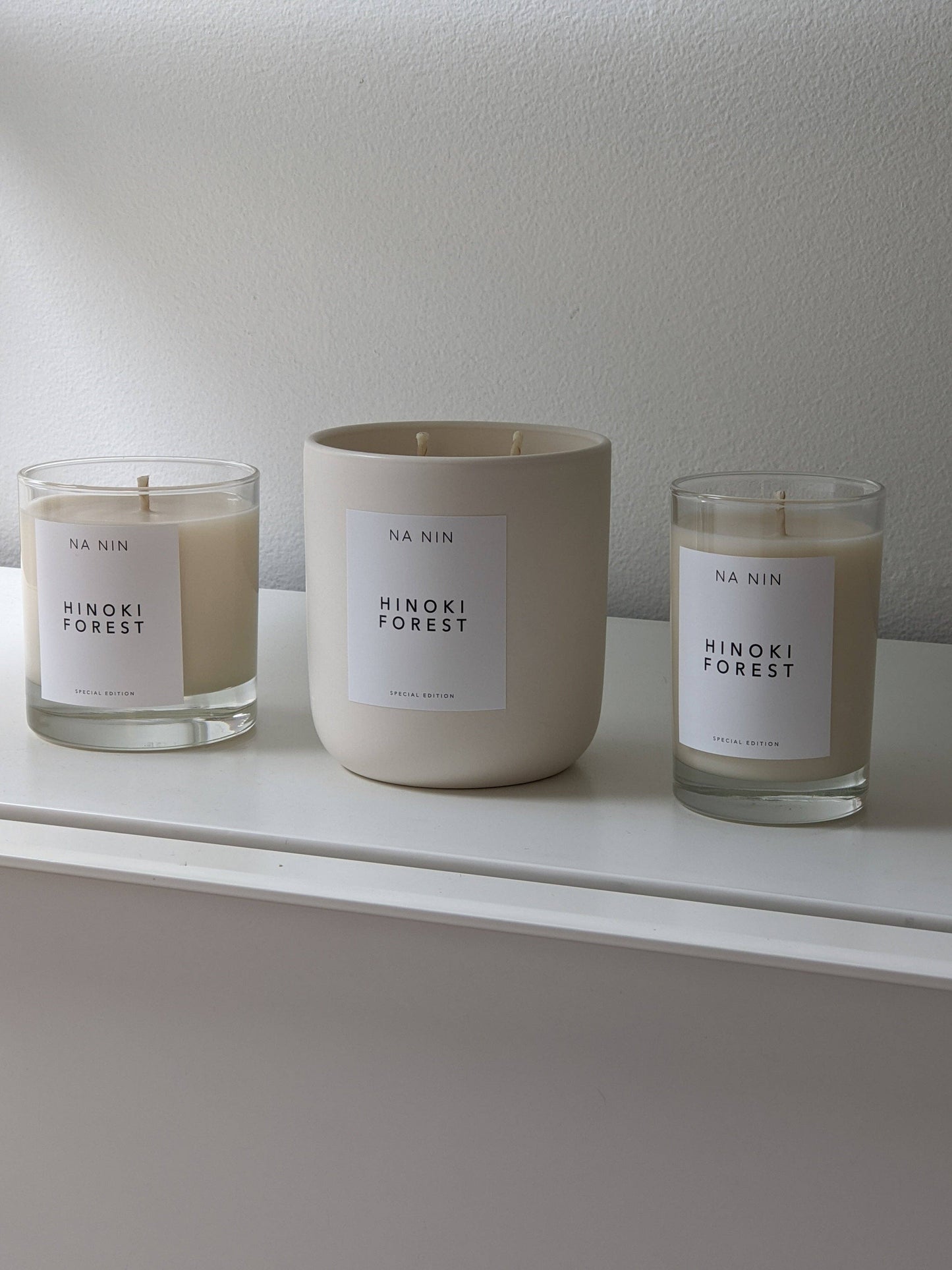 Hinoki Forest Candle by NA NIN / 8oz