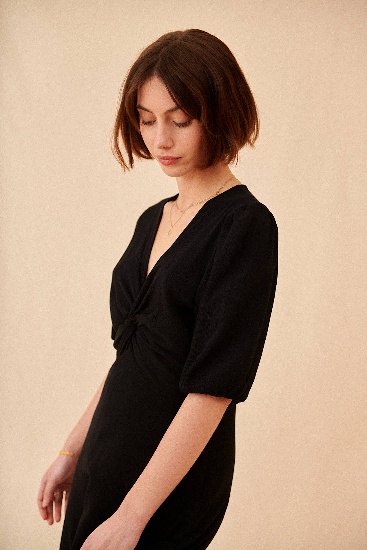 The Salma short sleeve midi dress