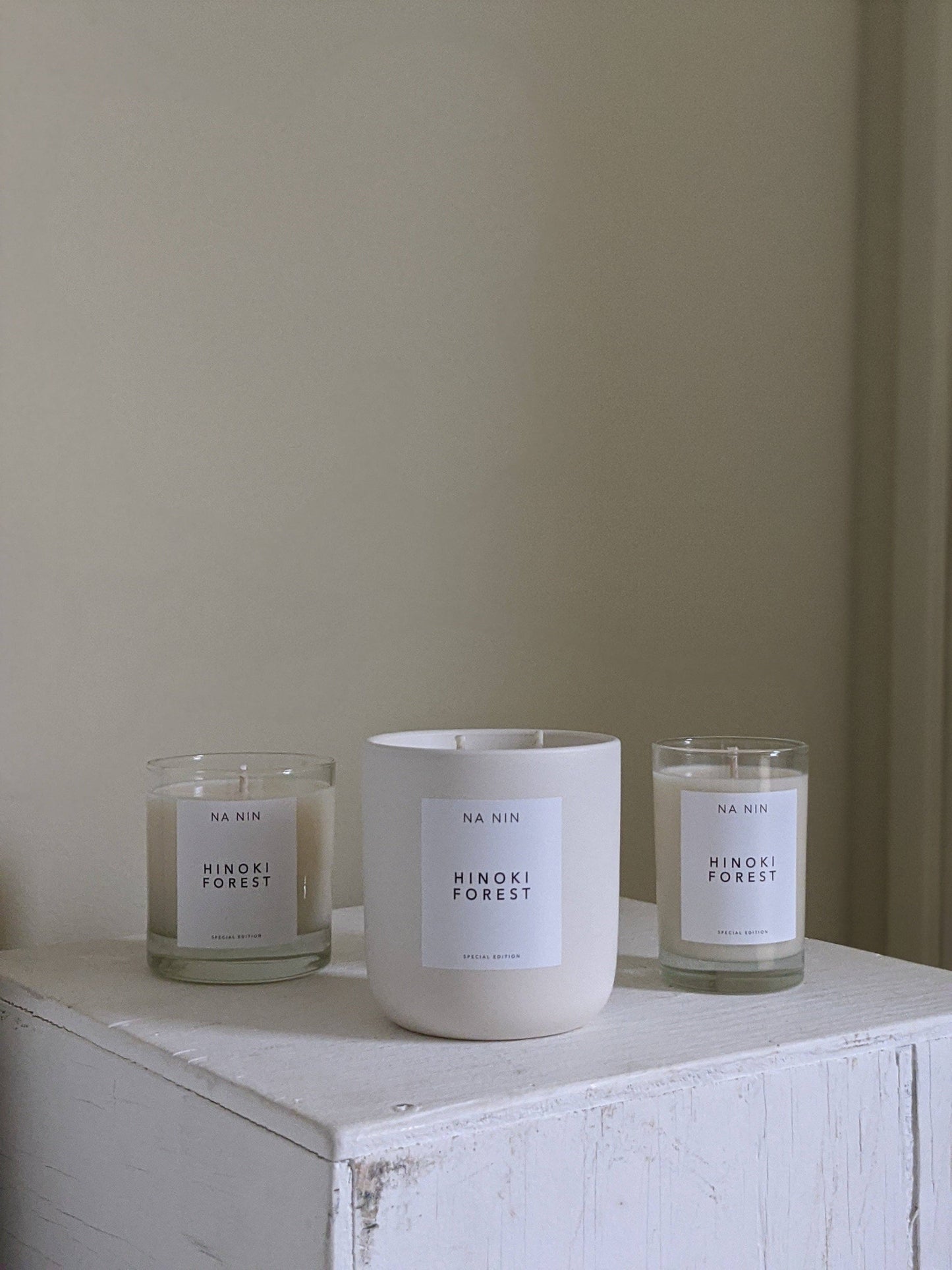 Hinoki Forest Candle by NA NIN / 8oz